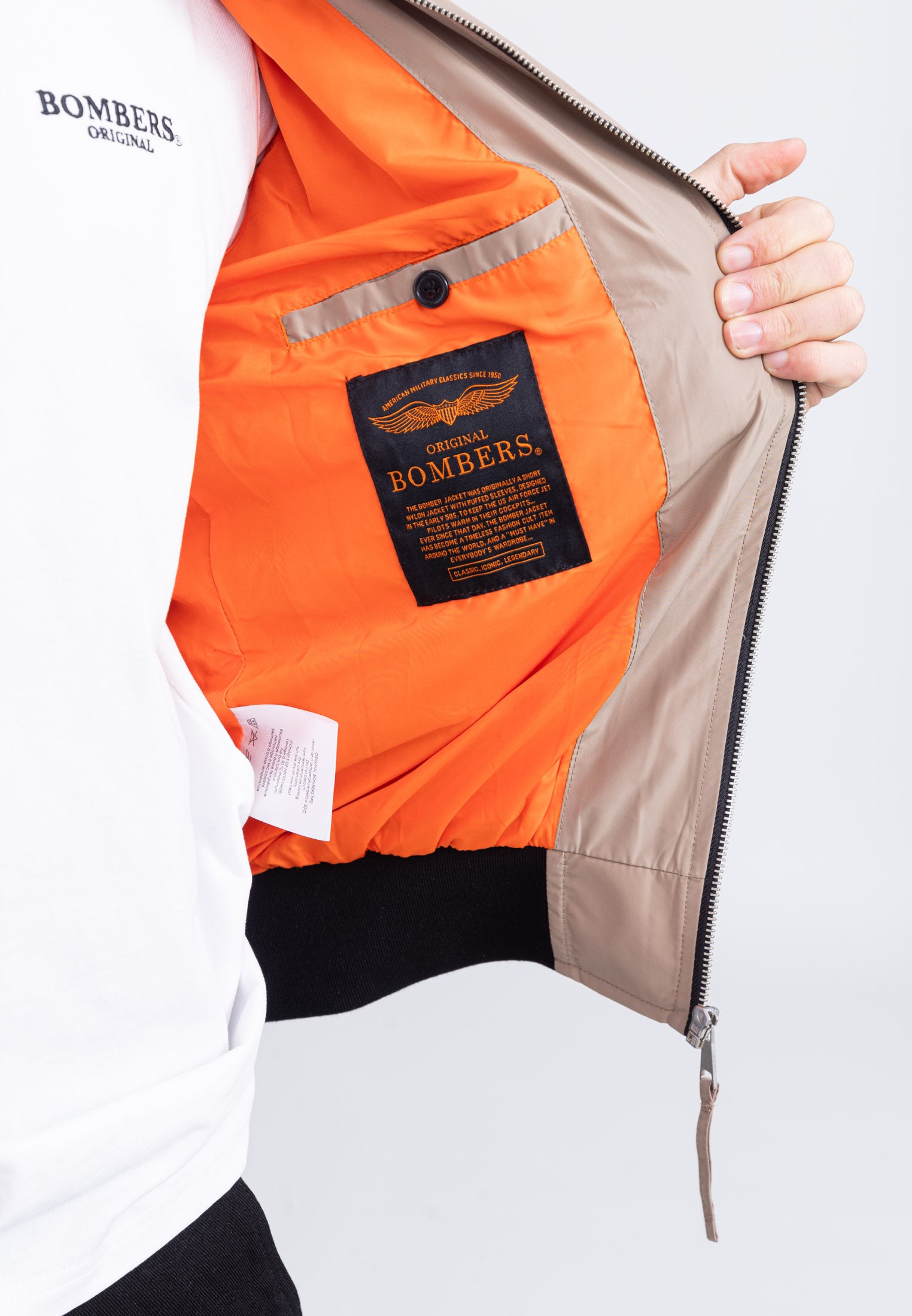 MA1 M Bomberjacke in Tan Jacken Bombers Original