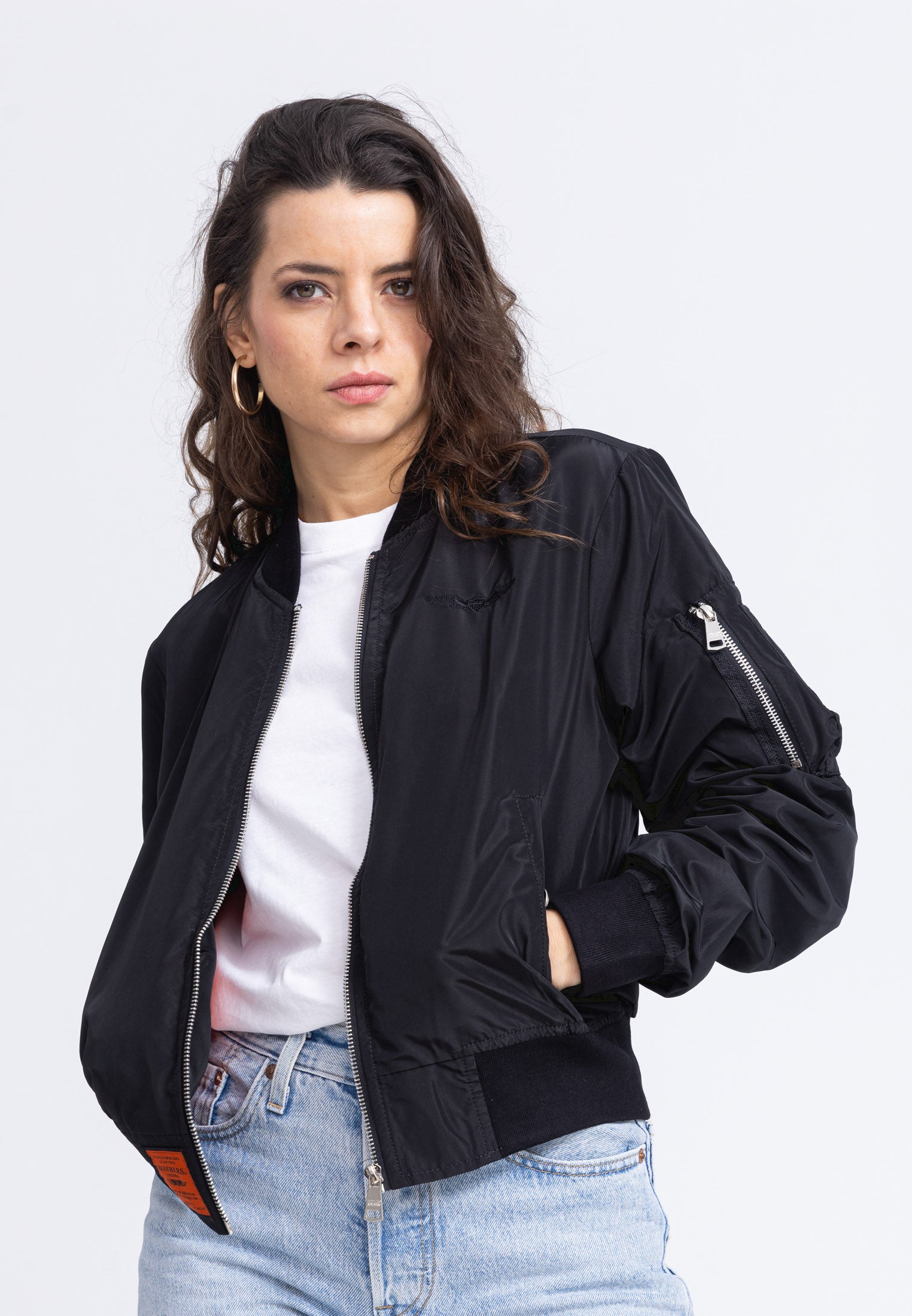 MA1 W Bomberjacke in Black Jacken Bombers Original