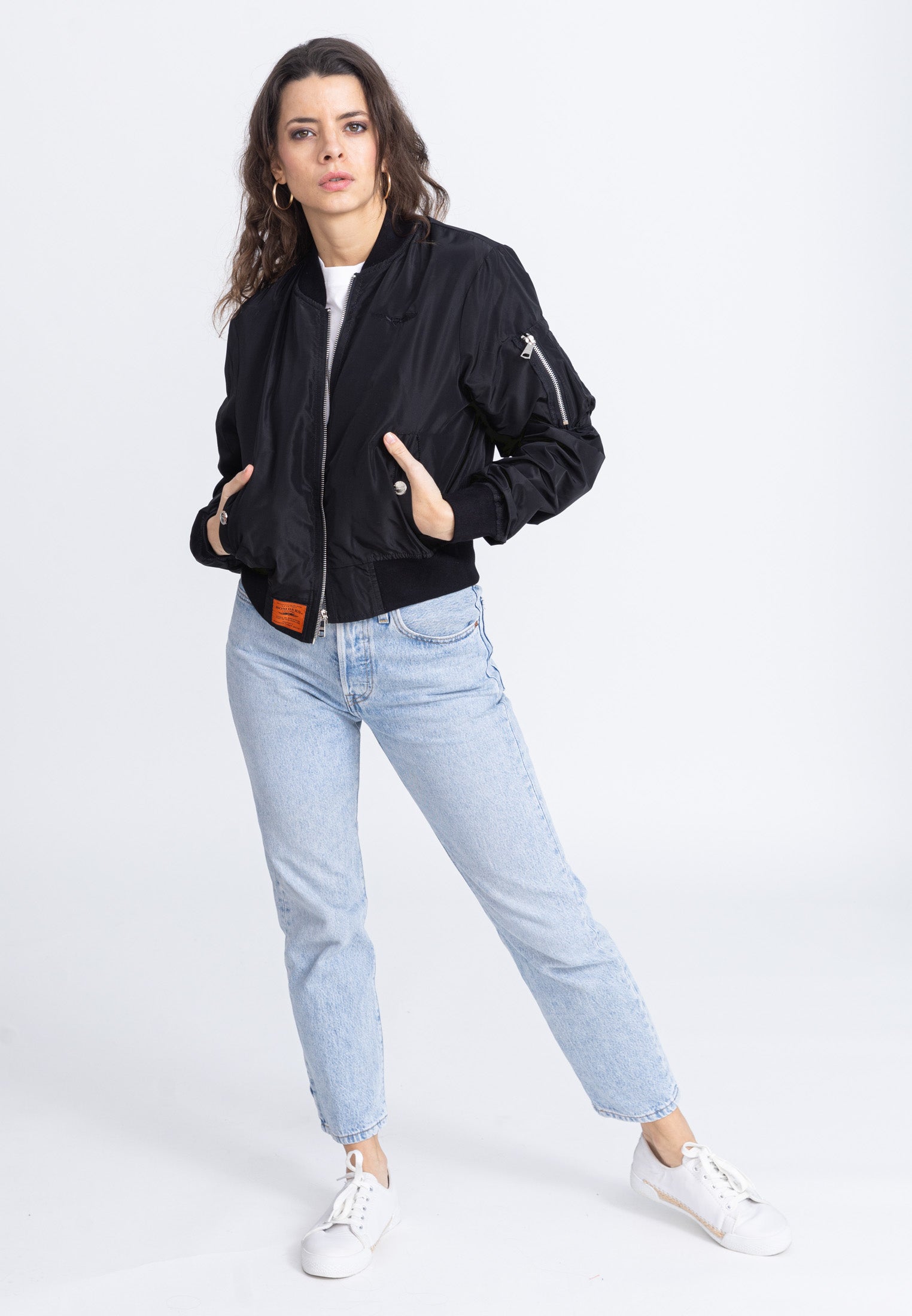 MA1 W Bomberjacke in Black Jacken Bombers Original