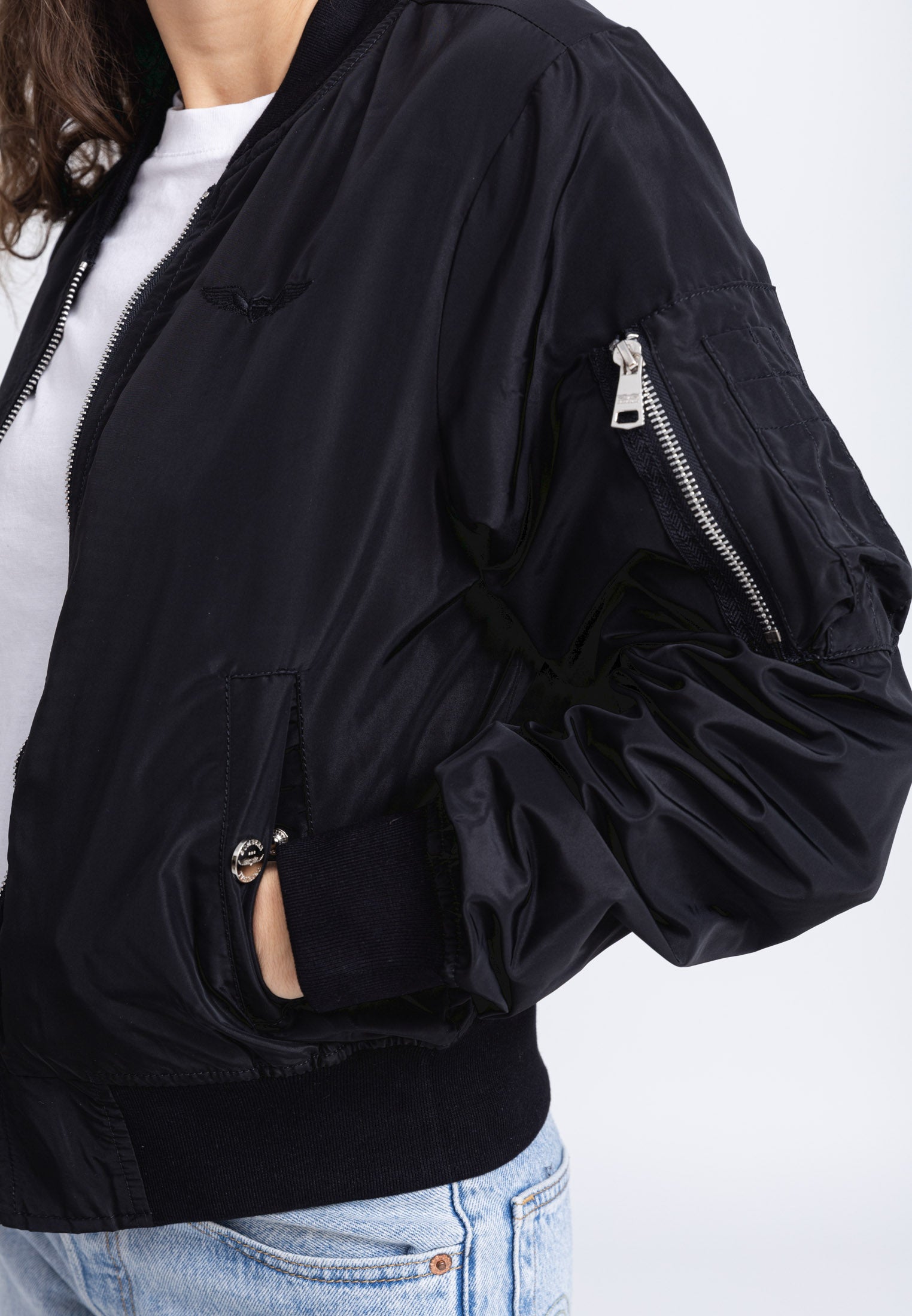 MA1 W Bomberjacke in Black Jacken Bombers Original