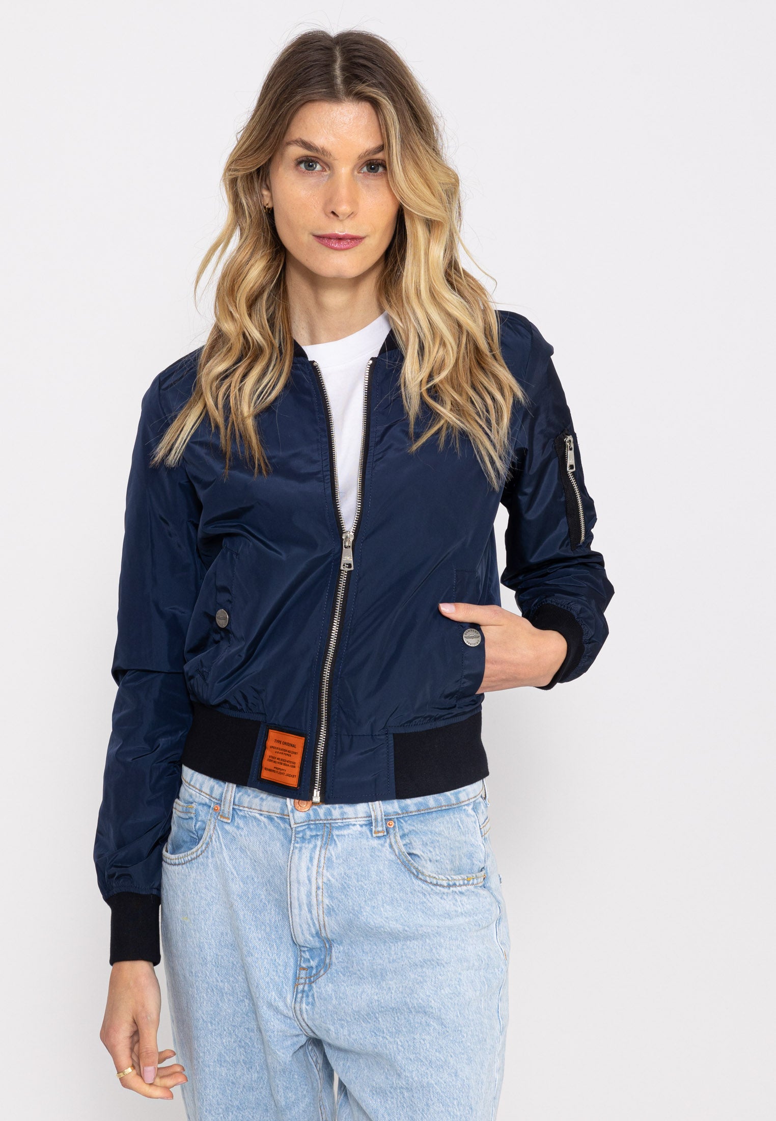 MA1 W Bomberjacke in Navy Jacken Bombers Original   