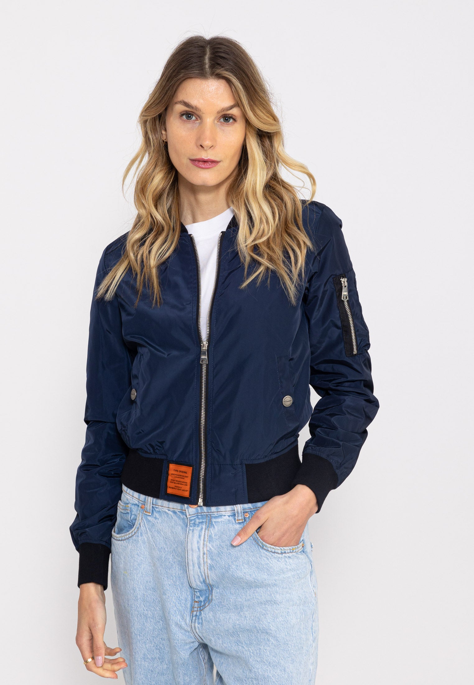 MA1 W Bomberjacke in Navy Jacken Bombers Original   