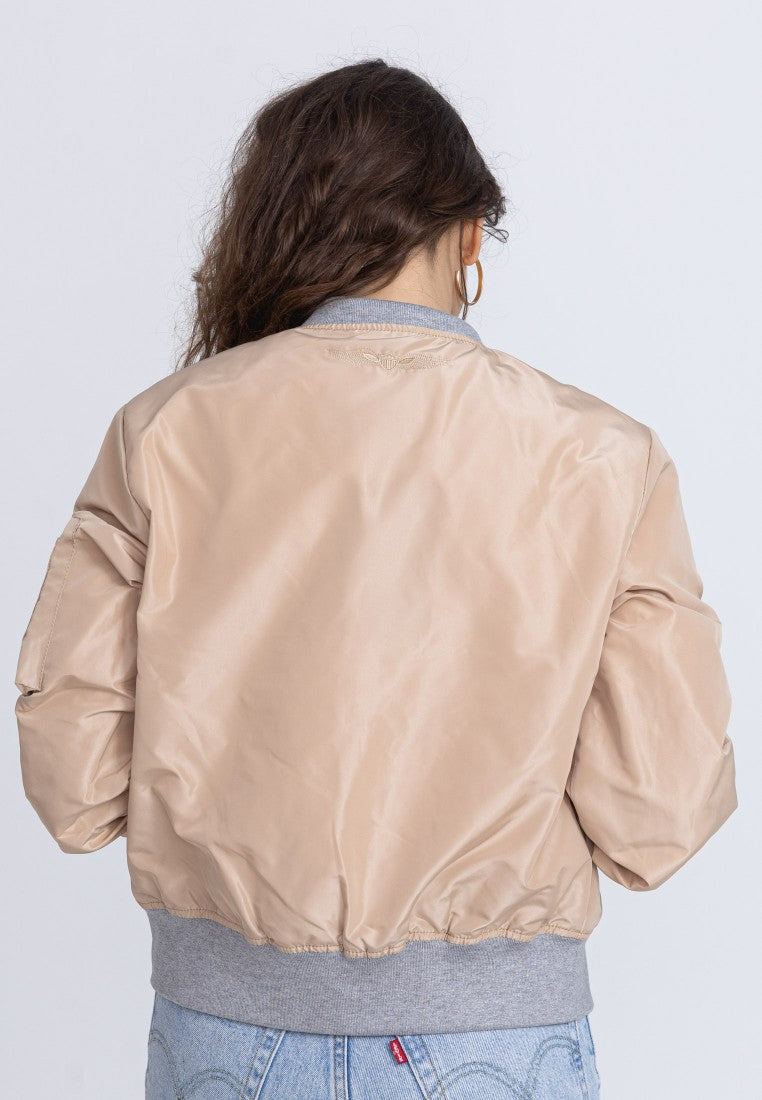 MA1 W Bomberjacke in Tan Jacken Bombers Original   