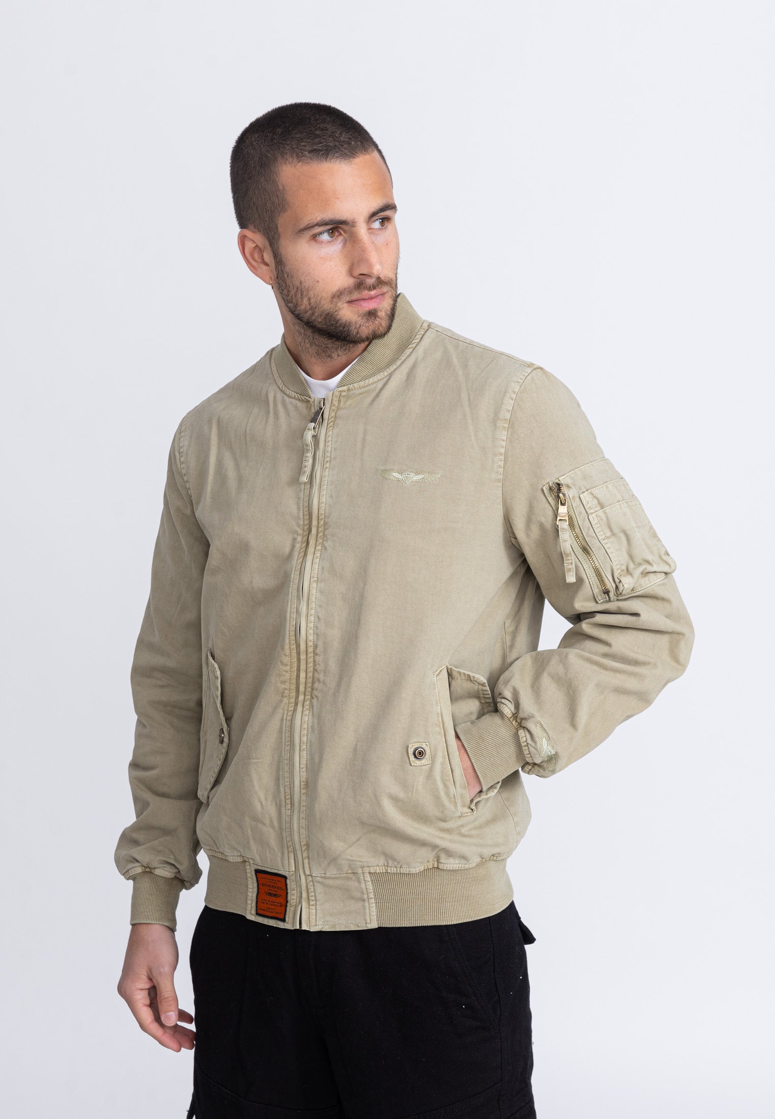 Bombers beige hotsell