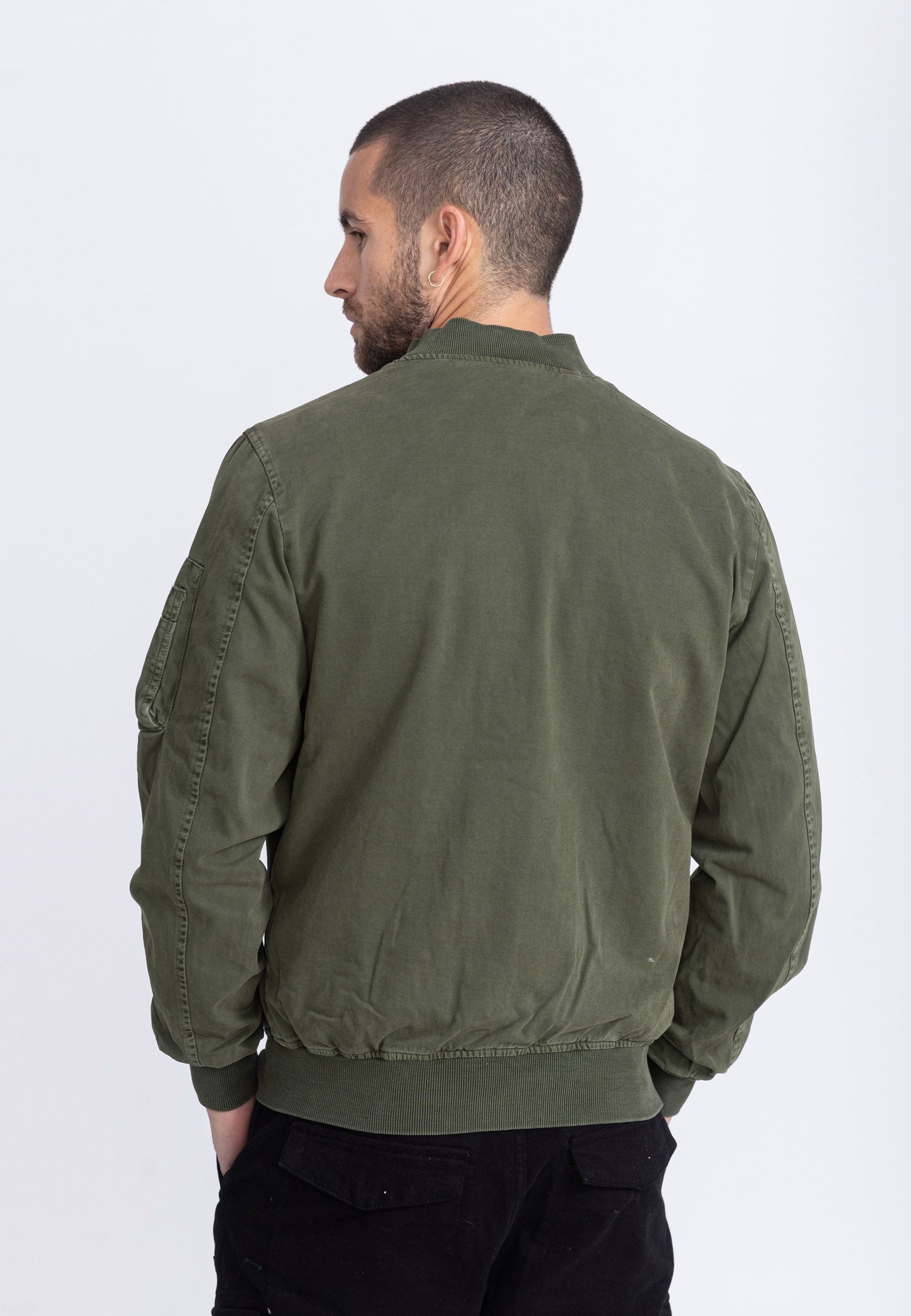 Mac M Bomberjacke in Kaki Jacken Bombers Original