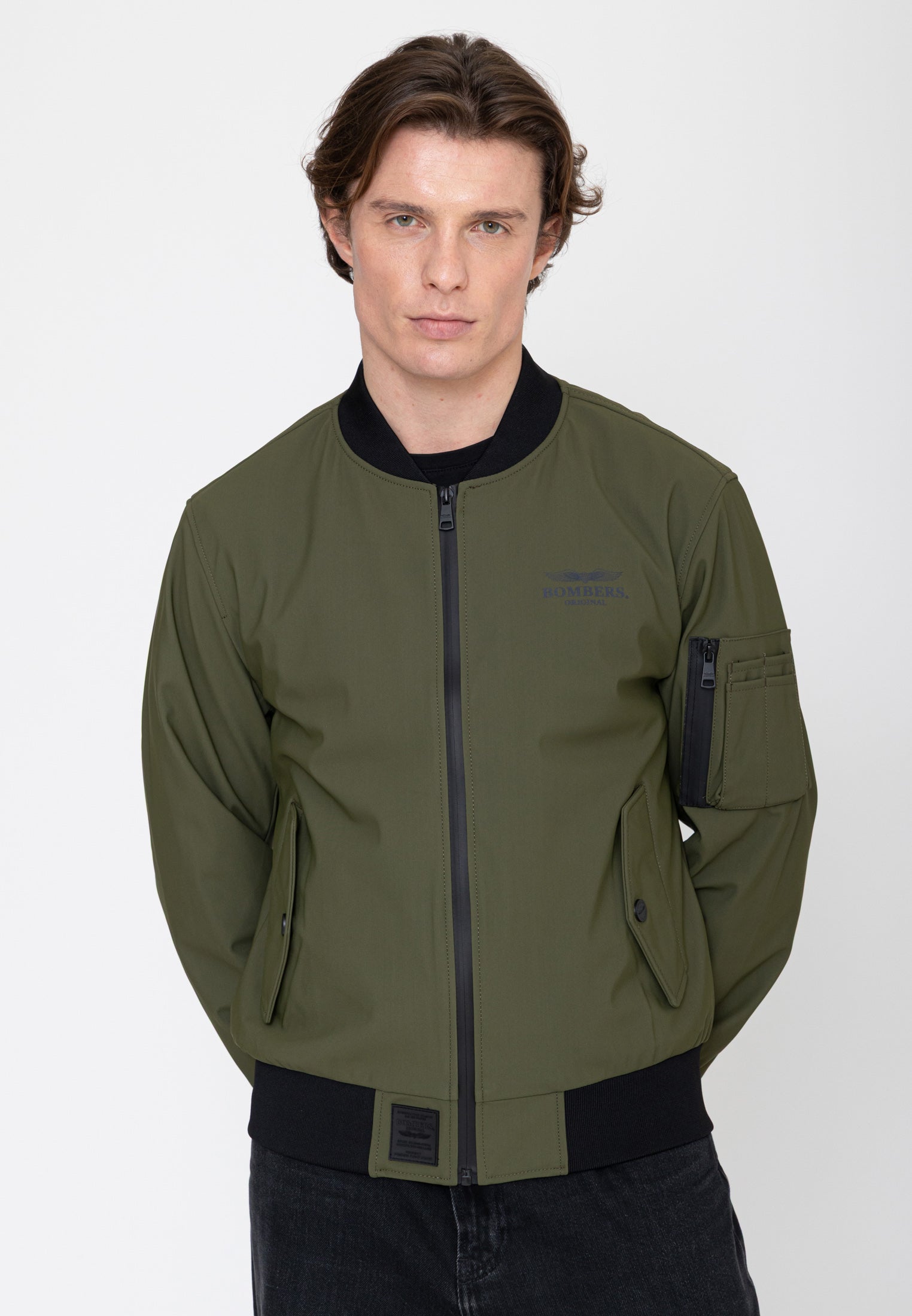 MA Light-M Bomberjacke in Kaki Jacken Bombers Original