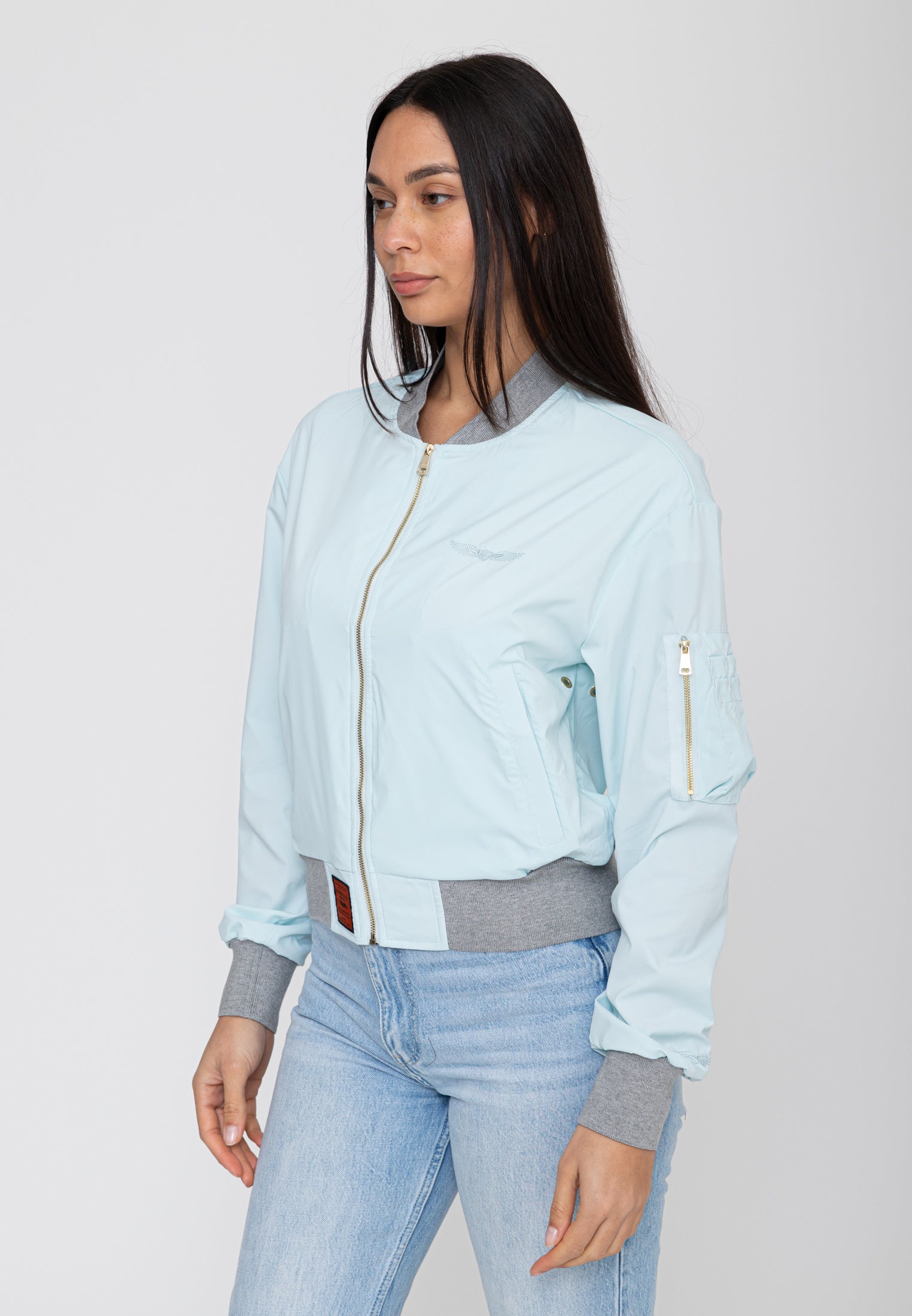 MA Light-W Bomberjacke in L.Blue Jacken Bombers Original