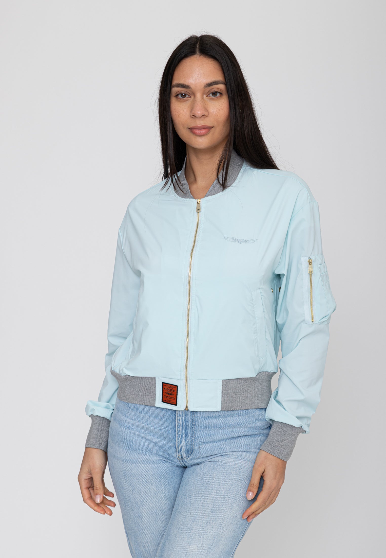 MA Light-W Bomberjacke in L.Blue Jacken Bombers Original