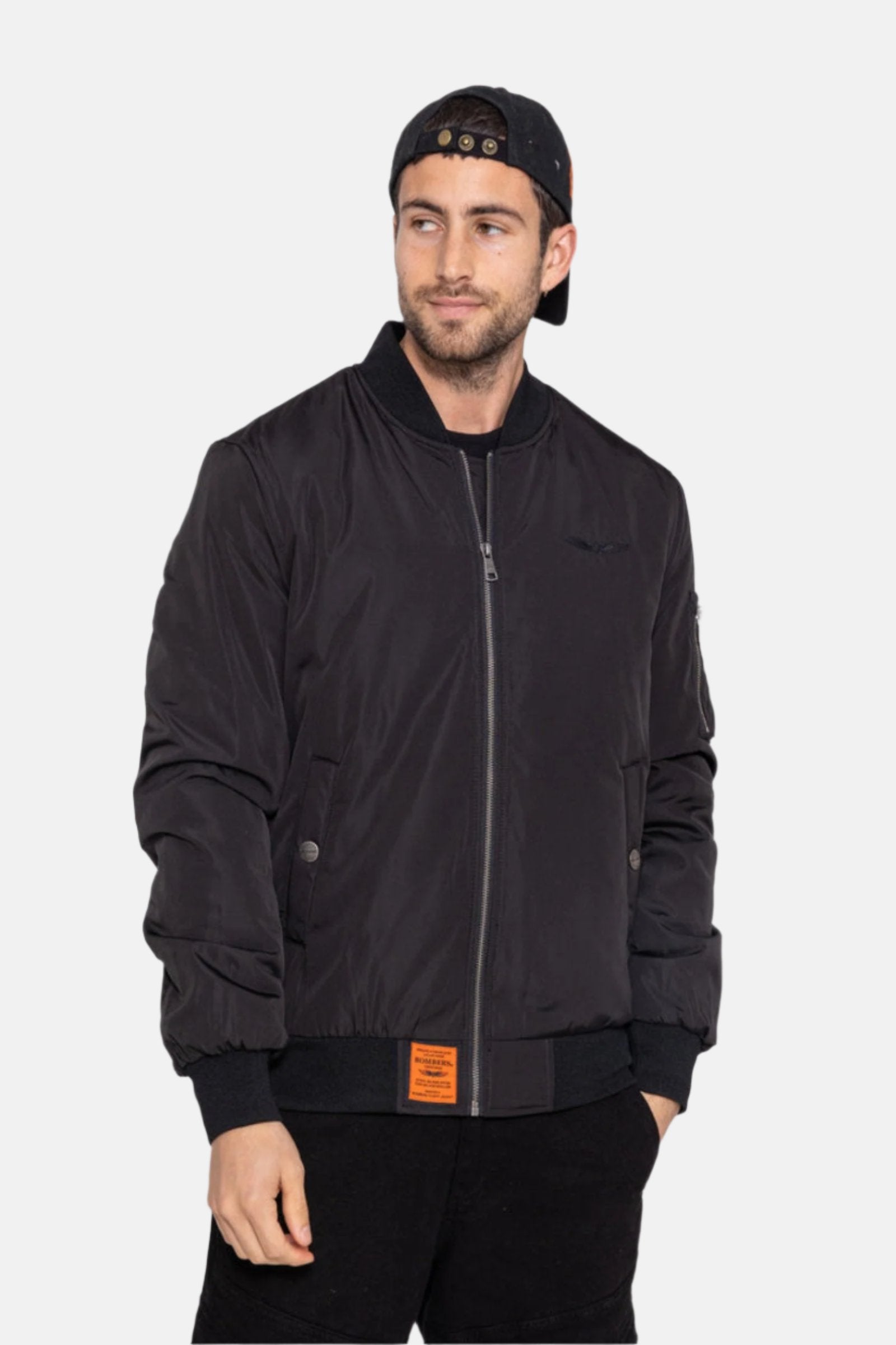 Max M Bomberjacke in Black Jacken Bombers Original