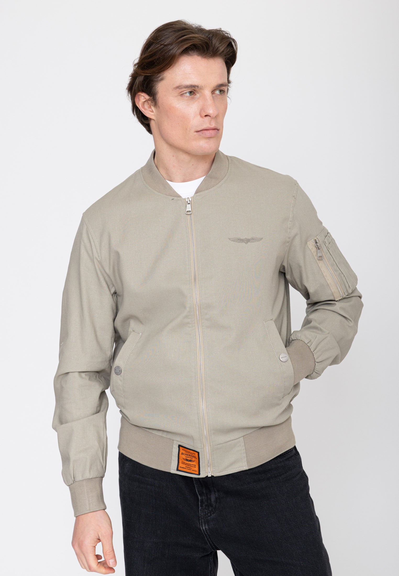 Millem-M Bomberjacke in L.Kaki Jacken Bombers Original