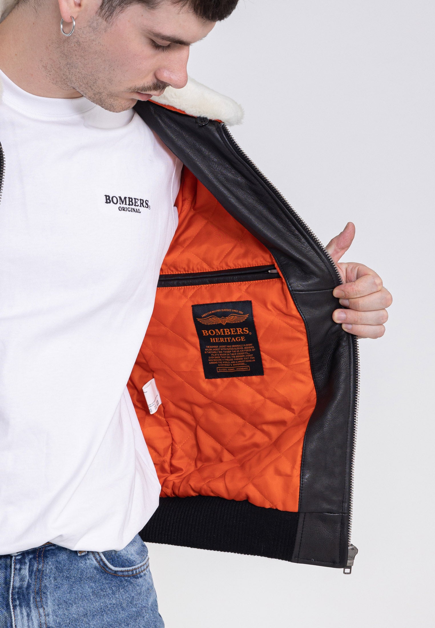 Maverick-M in Black Jacken Bombers Original