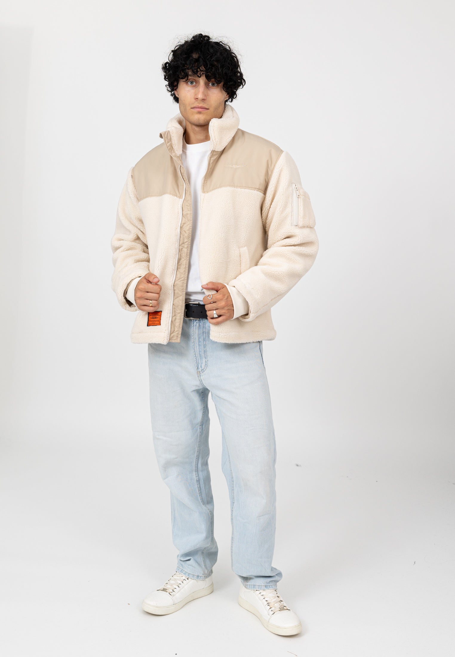 Moncton-M in Cream Jacken Bombers Original