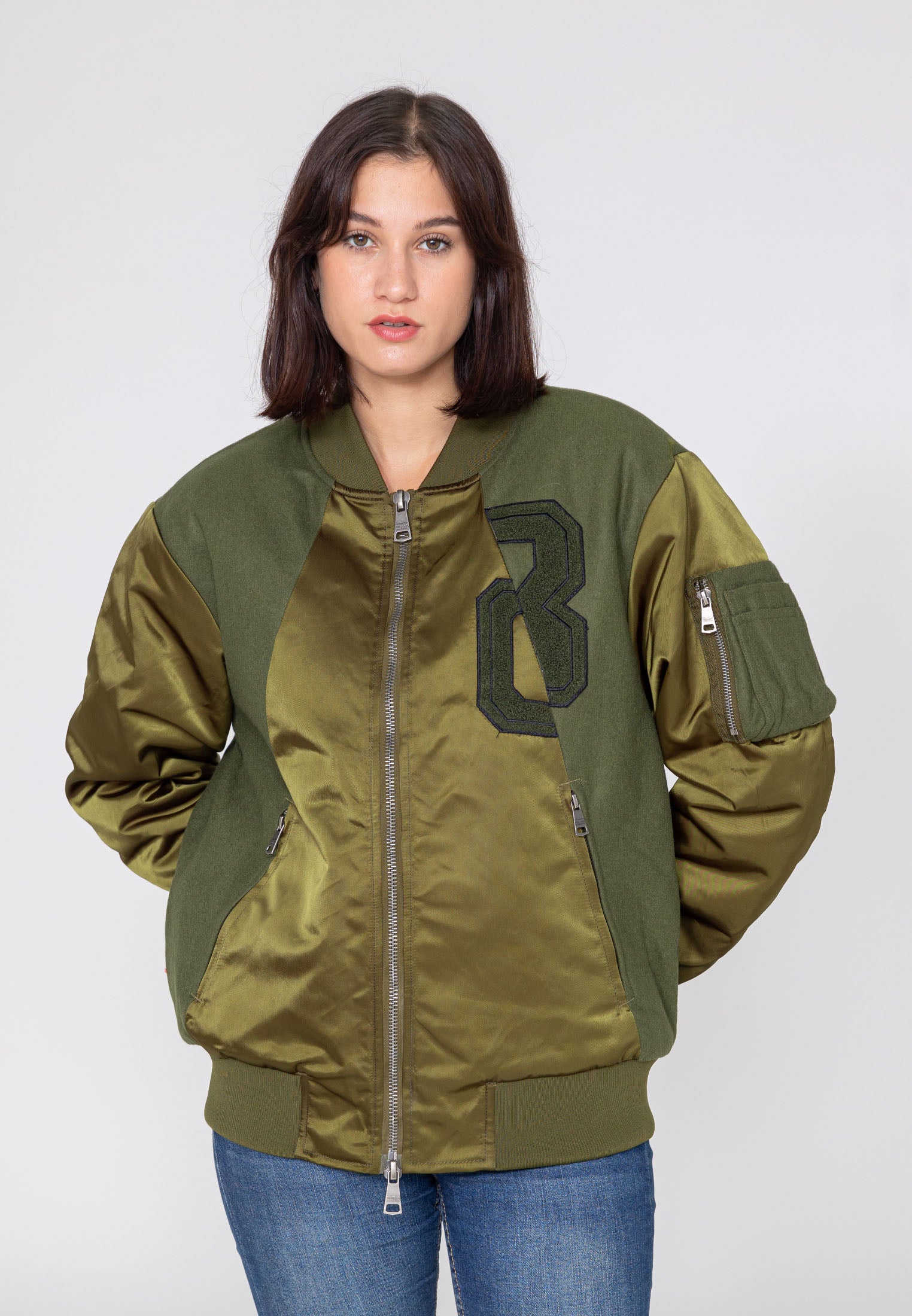 Nabari U Bomberjacke in Kaki Jacken Bombers Original