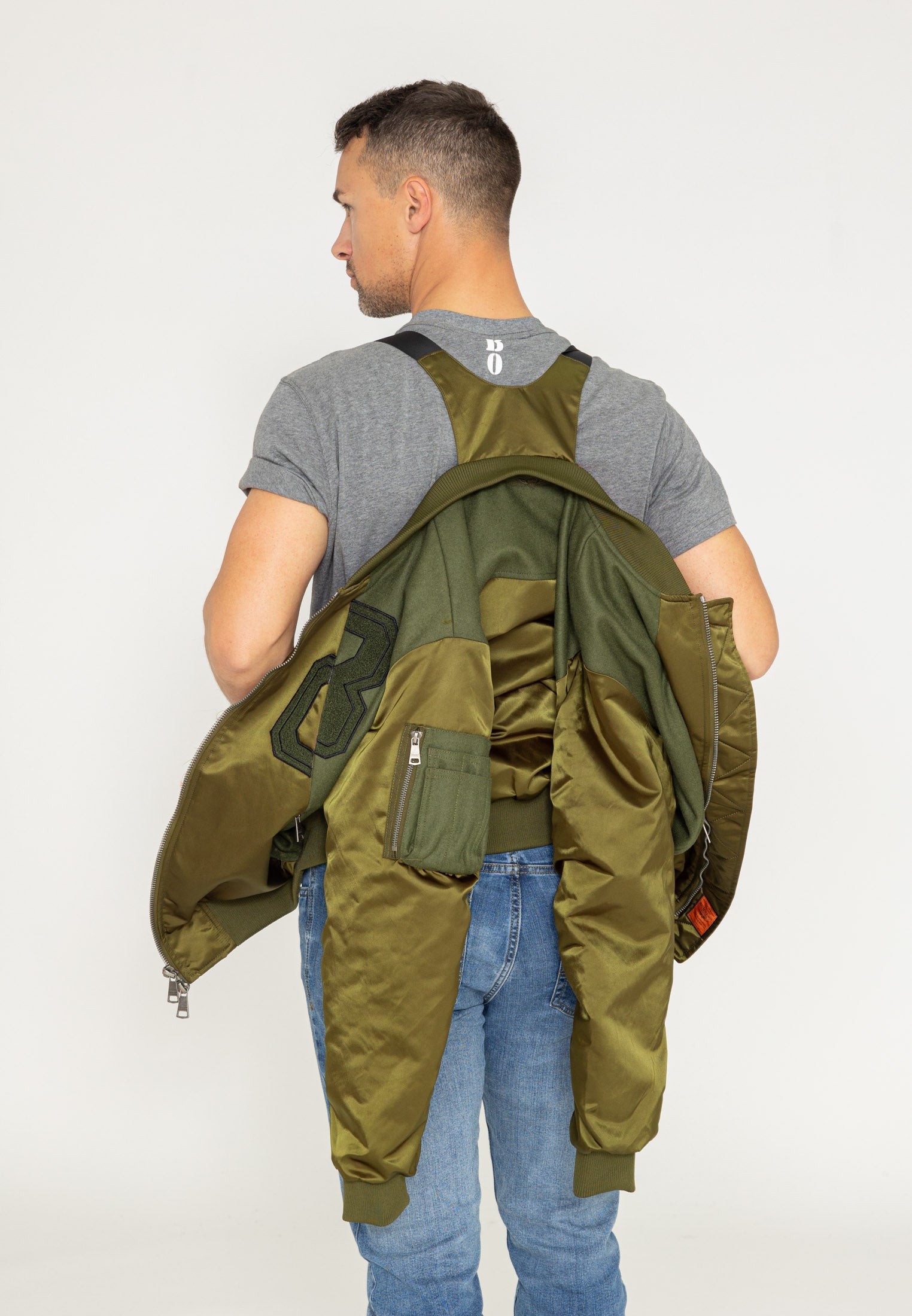 Nabari U Bomberjacke in Kaki Jacken Bombers Original