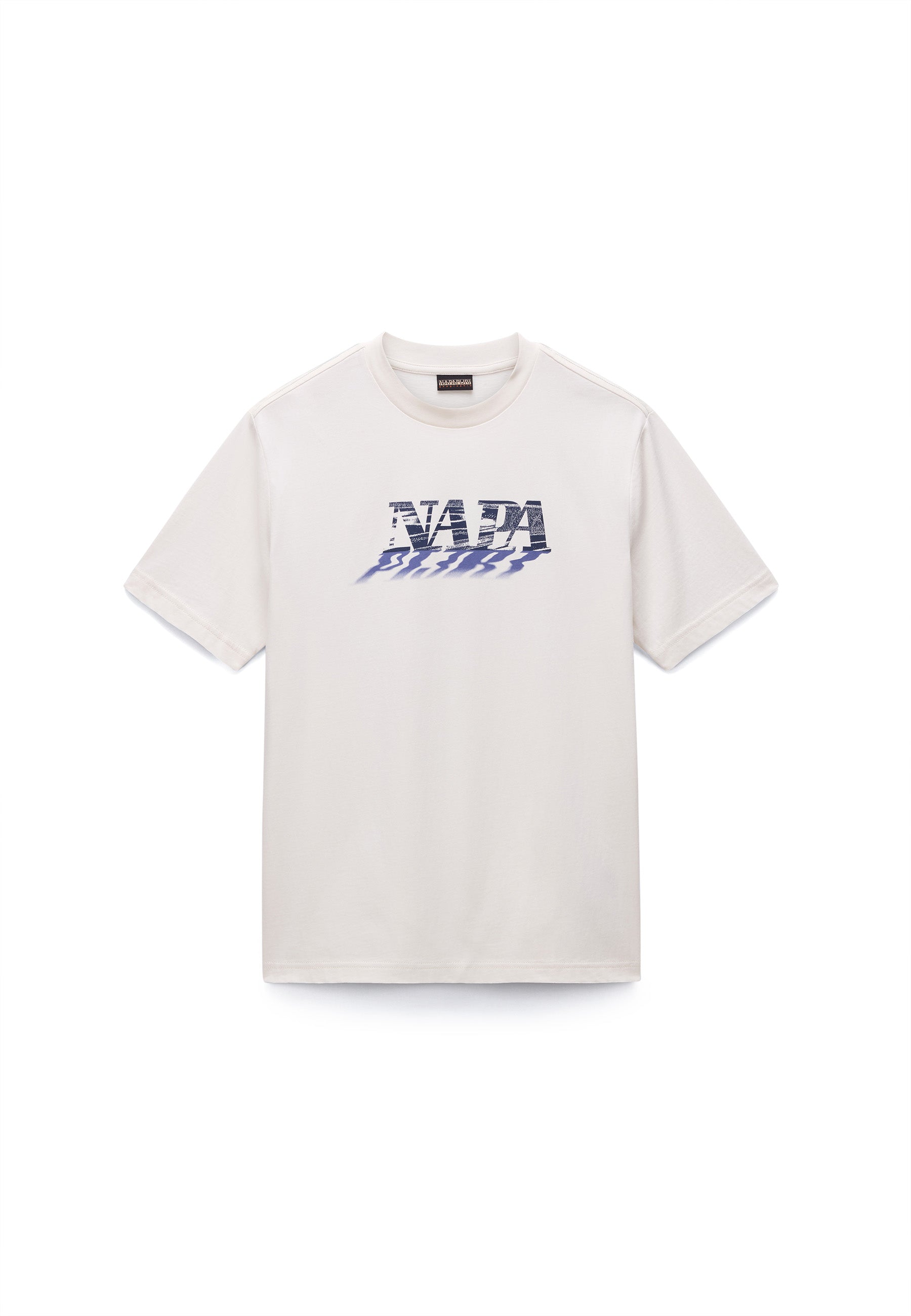 T-Shirt S-LODESTAR SS in White Whisper T-Shirts Napapijri