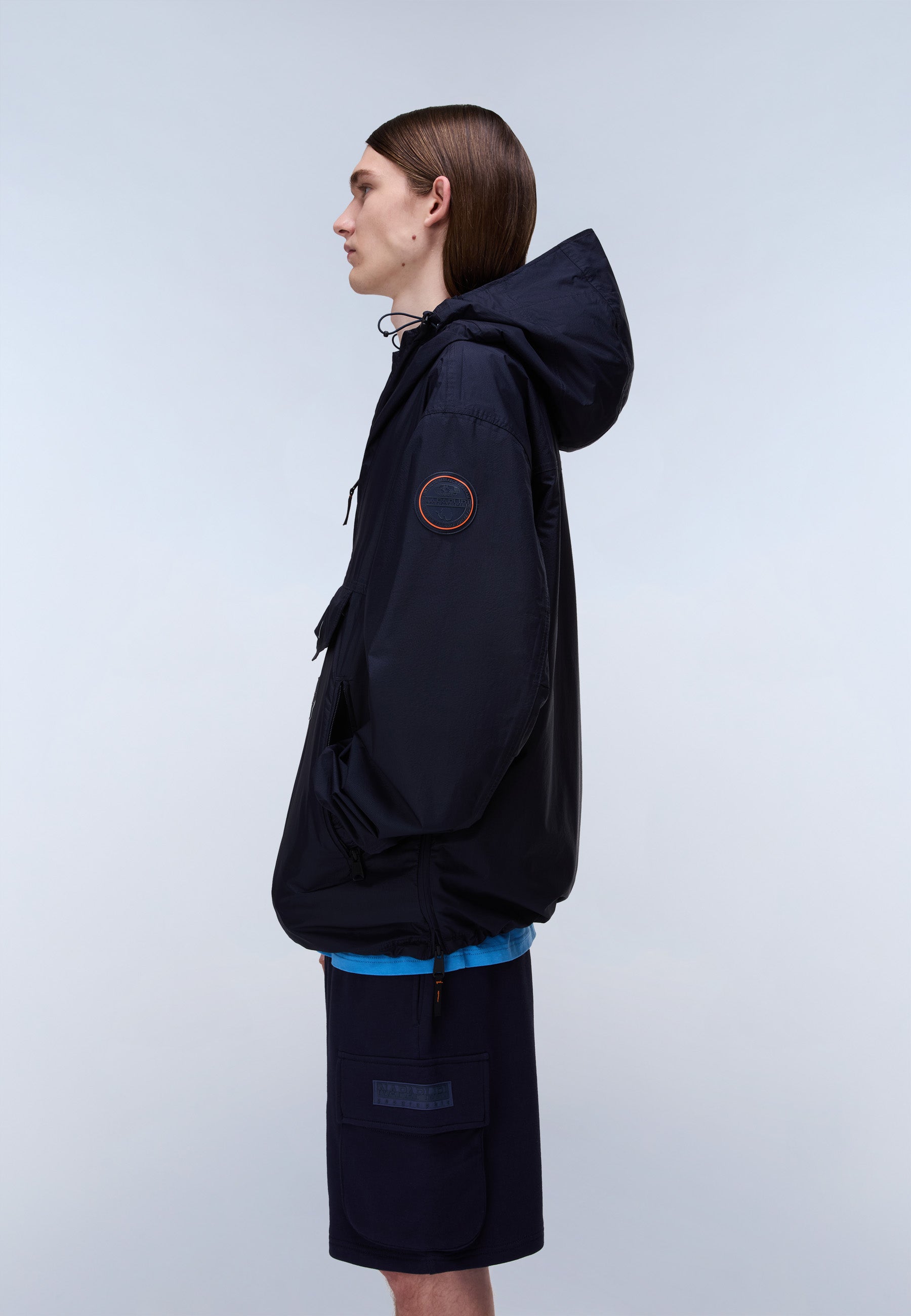Anorakjacke RAINFOREST NEXT WB in Blu Marine Jacken Napapijri