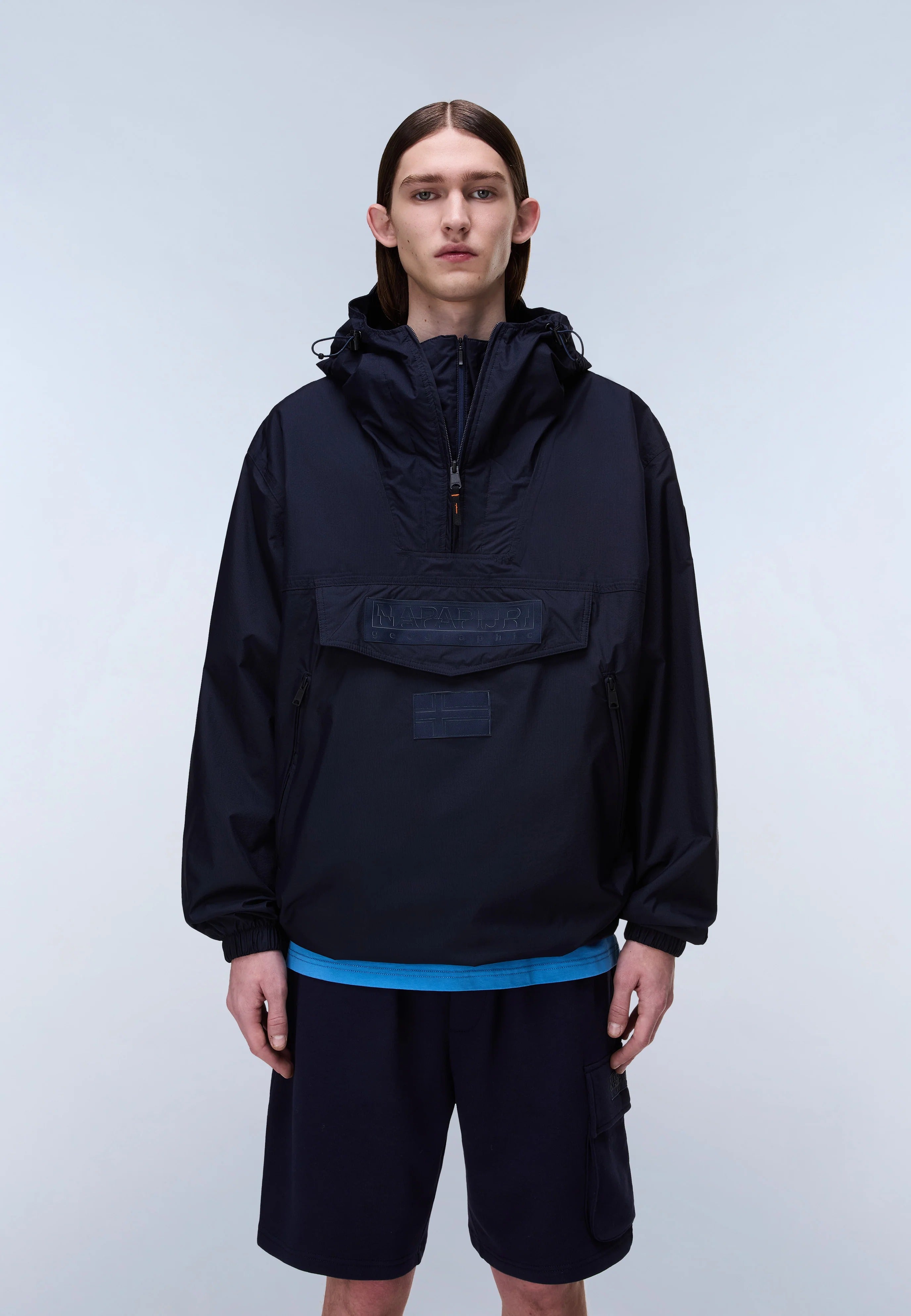 Anorakjacke RAINFOREST NEXT WB in Blu Marine Jacken Napapijri