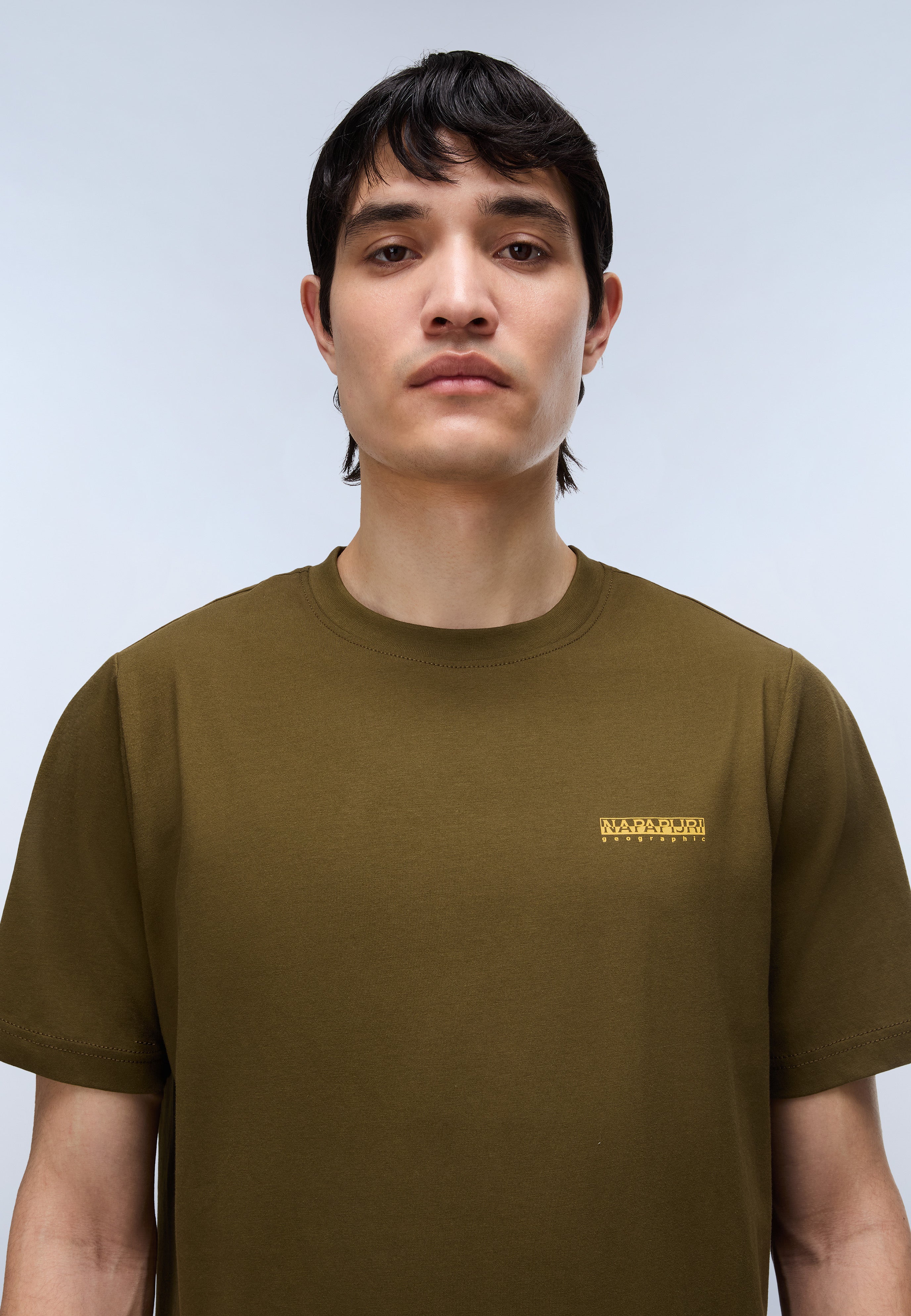 T-Shirt S-FLINT SS in Dark Olive T-Shirts Napapijri