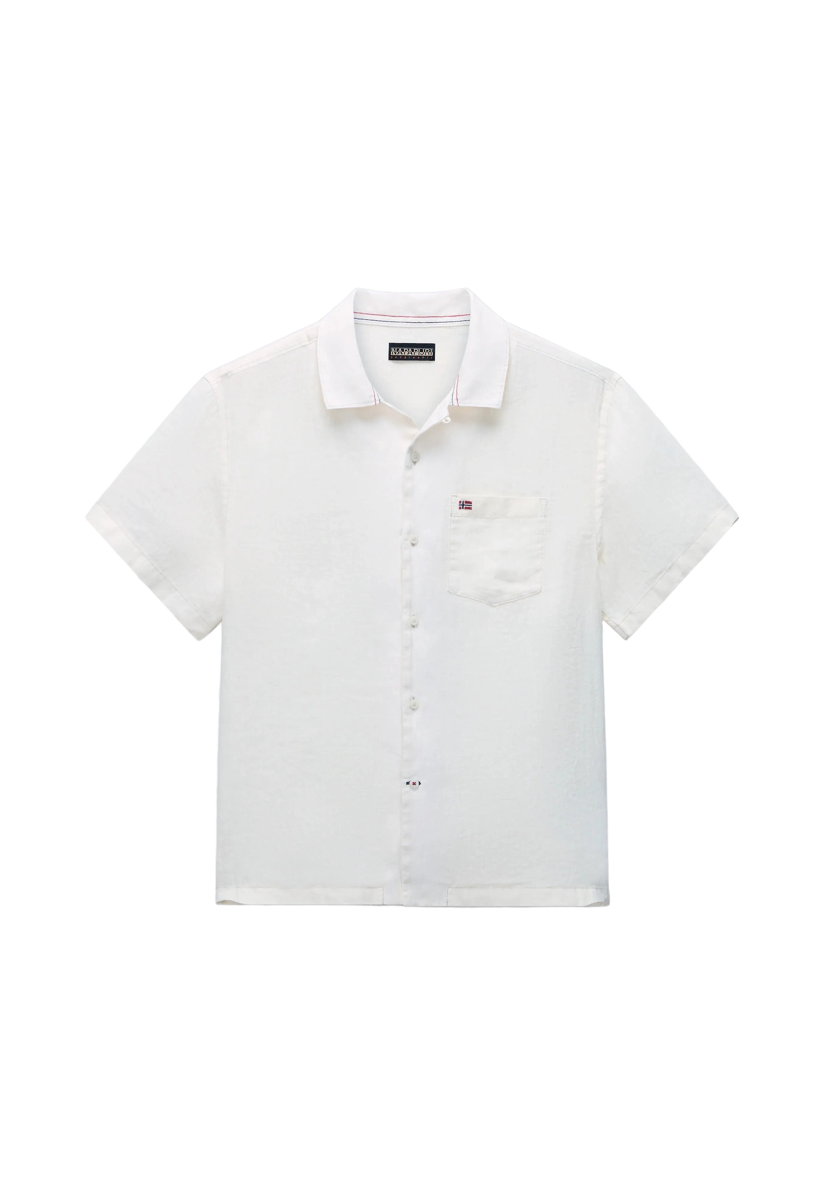 Kurzarmhemd G-LINEN SS 1 in White Whisper Hemden Napapijri