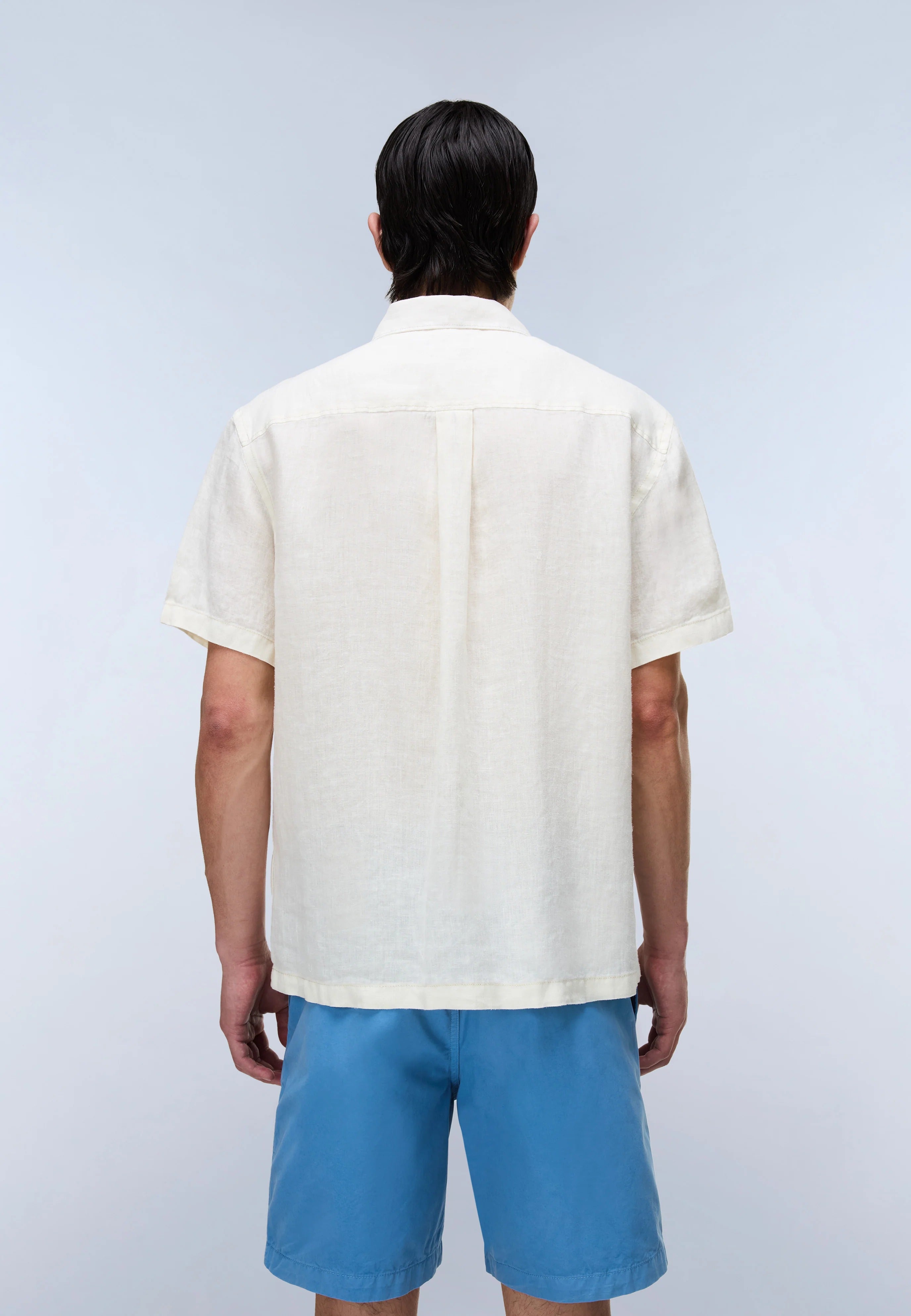 Kurzarmhemd G-LINEN SS 1 in White Whisper Hemden Napapijri