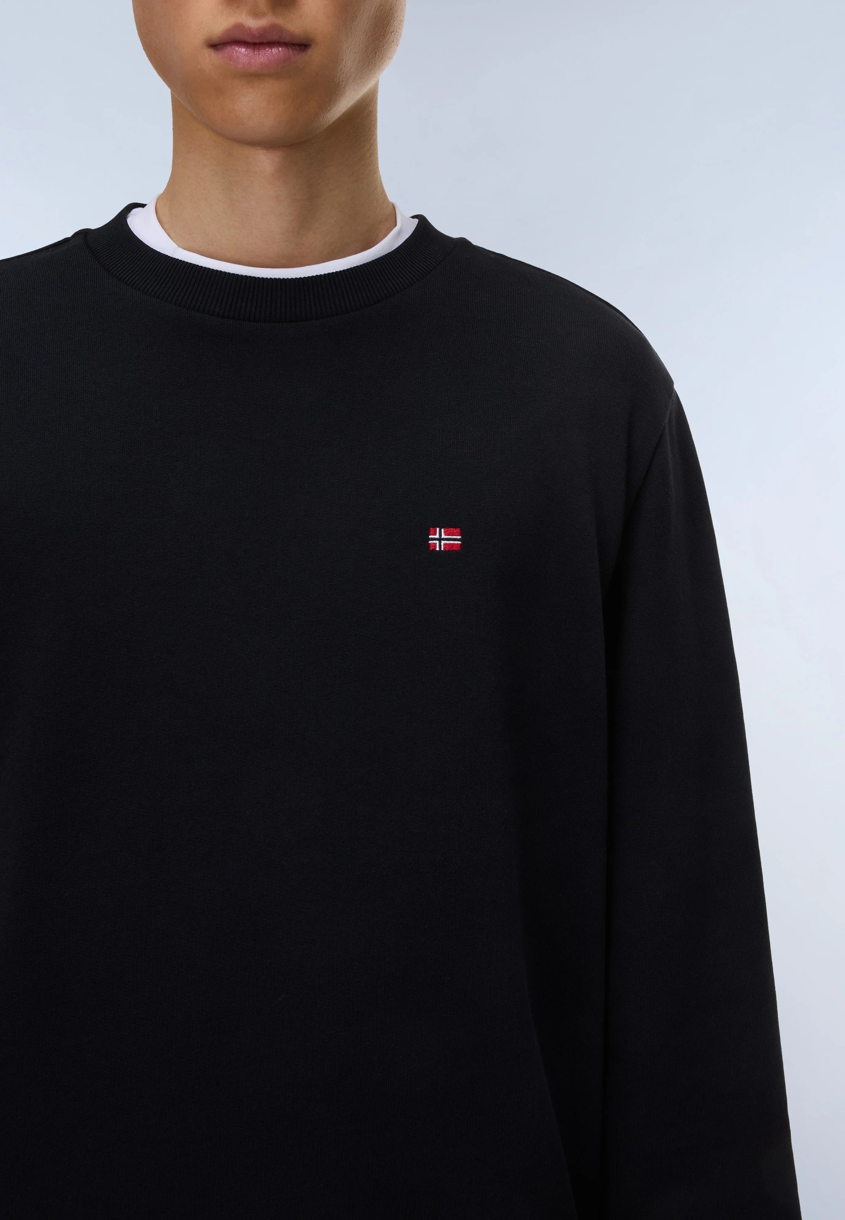 Sweatshirt BALIS CREW SUMMER 2 in Black Sweatshirts Napapijri