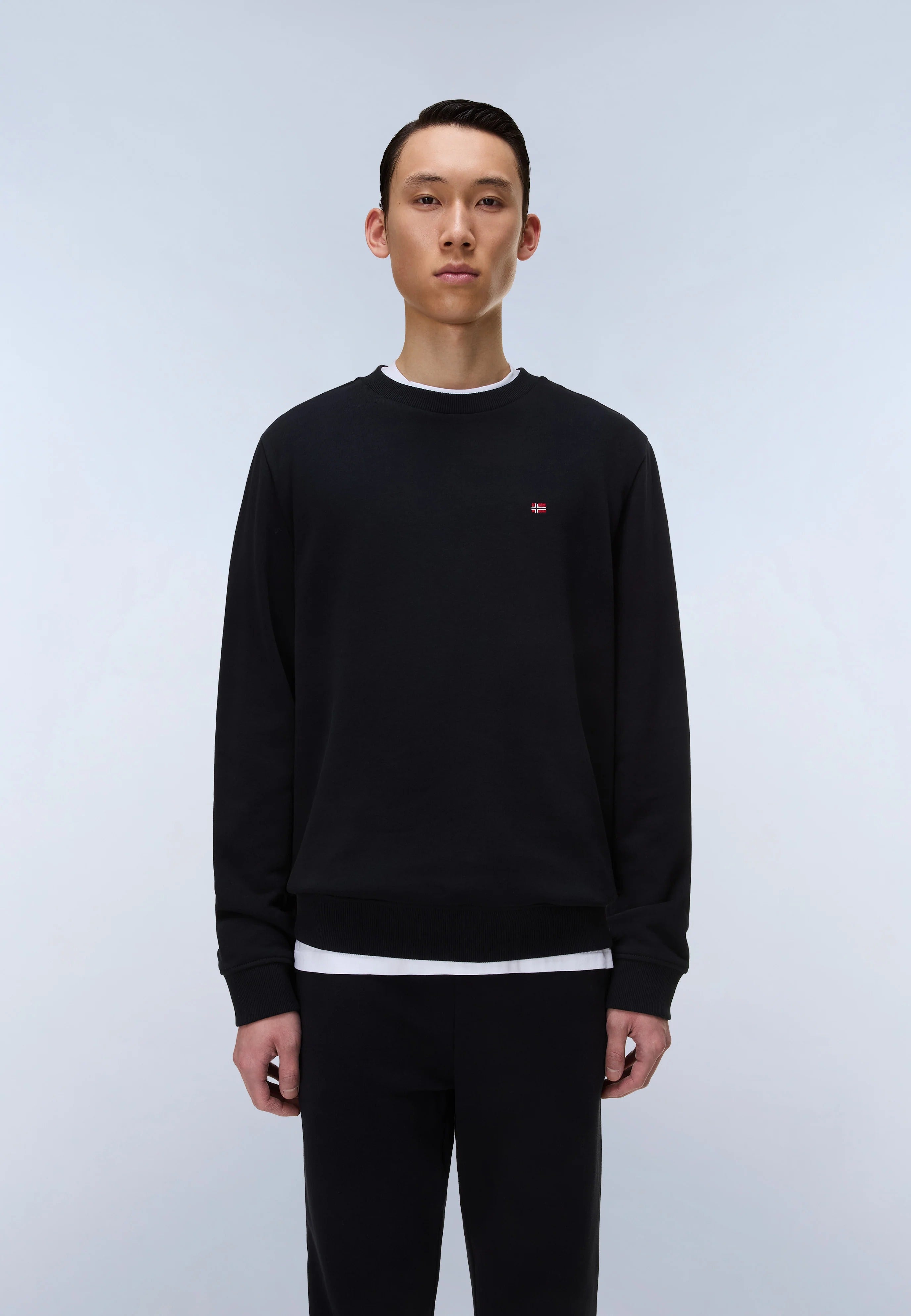 Sweatshirt BALIS CREW SUMMER 2 in Black Sweatshirts Napapijri