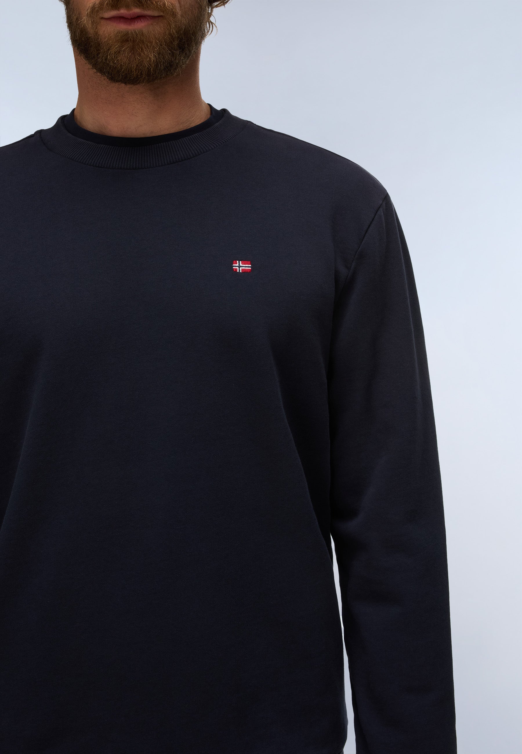 Sweatshirt BALIS CREW SUM 2 in Blu Marine Sweatshirts Napapijri