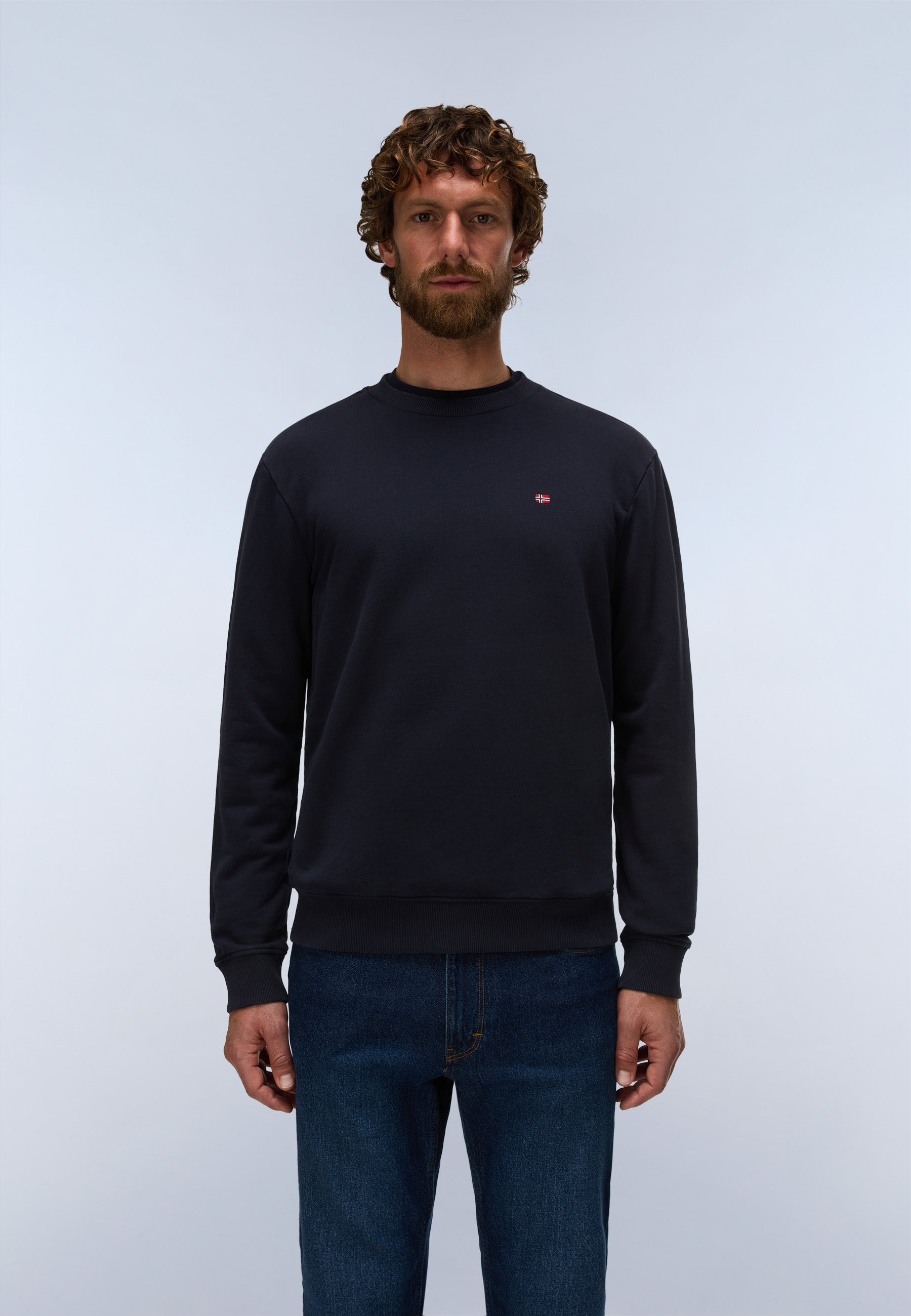 Sweatshirt BALIS CREW SUM 2 in Blu Marine Sweatshirts Napapijri
