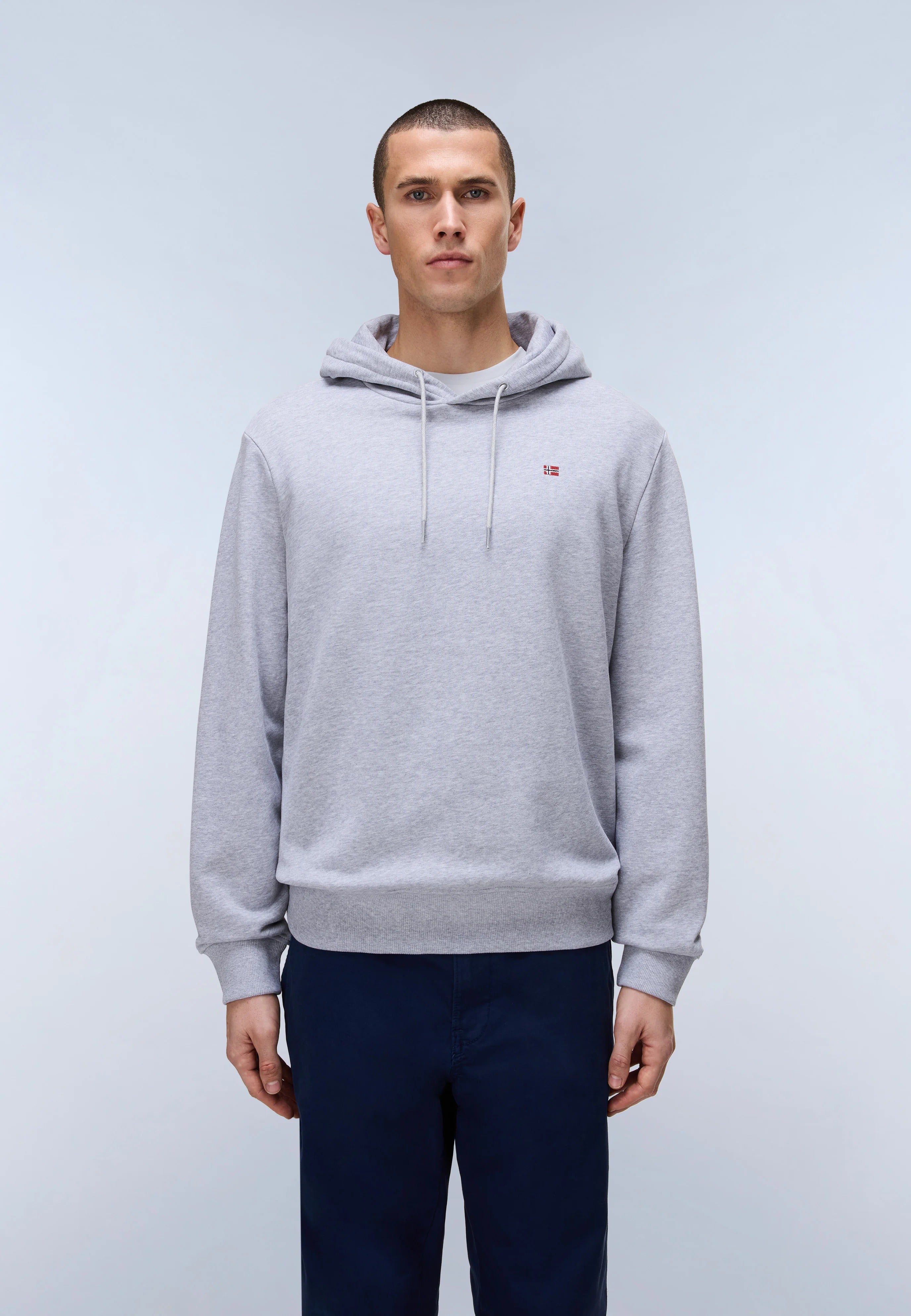 Kapuzenpullover BALIS H in Grey Melange Kapuzenpullover Napapijri