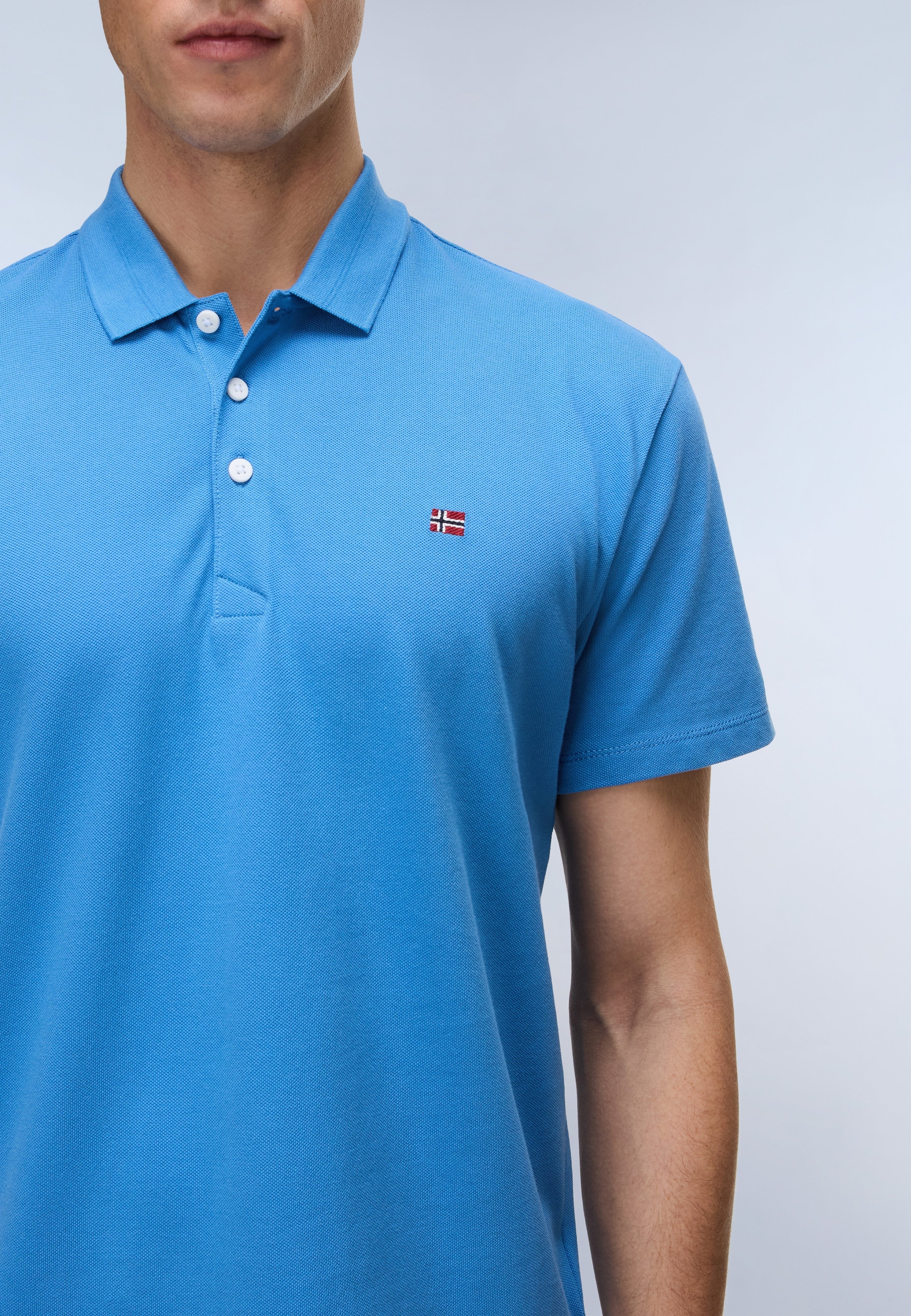 Polo EALIS SS in Blue Jasper T-Shirts Napapijri