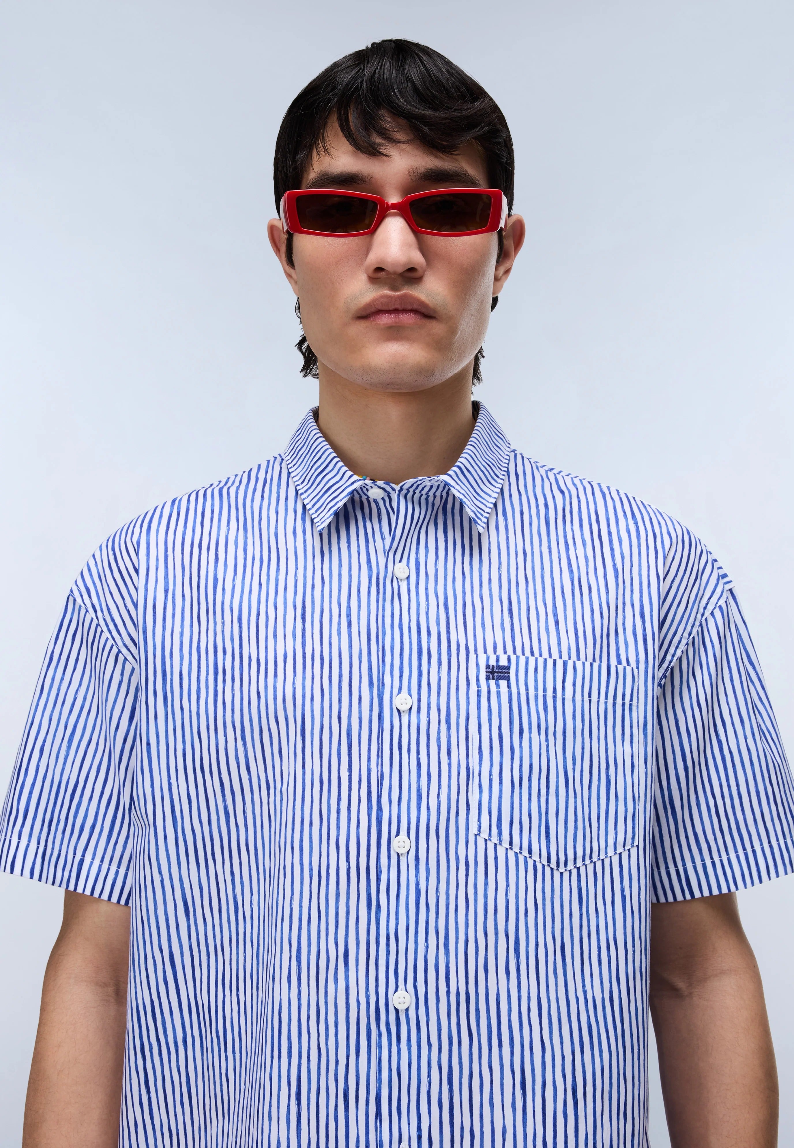 Kurzarmhemd G-ELIOR SS in AOP Stripe Hemden Napapijri