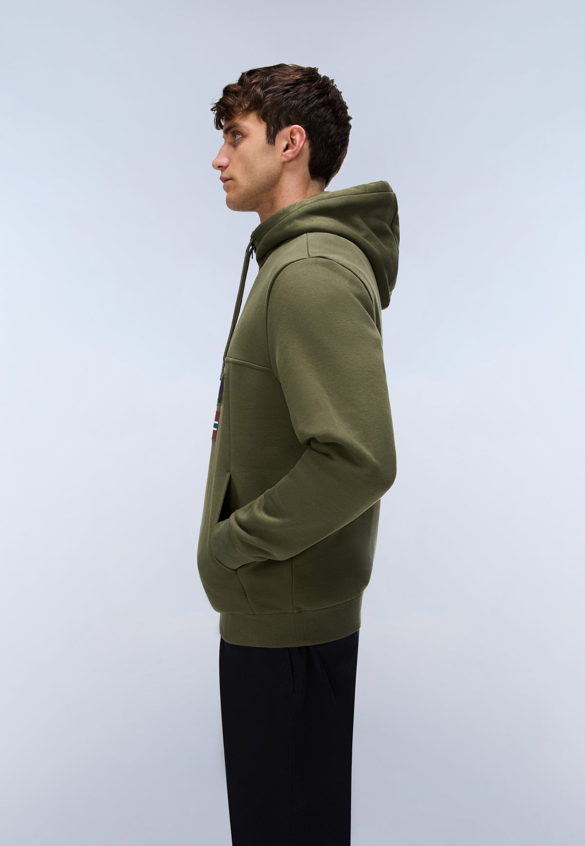 Kapuzenpullover BURGEE HZH 2.0 in Olive Night G1F Kapuzenpullover Napapijri
