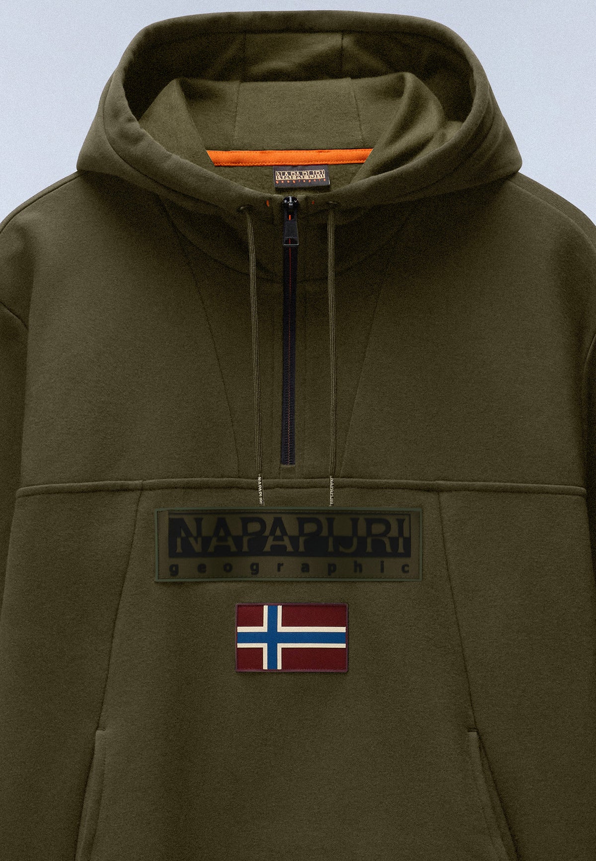 Kapuzenpullover BURGEE HZH 2.0 in Olive Night G1F Kapuzenpullover Napapijri