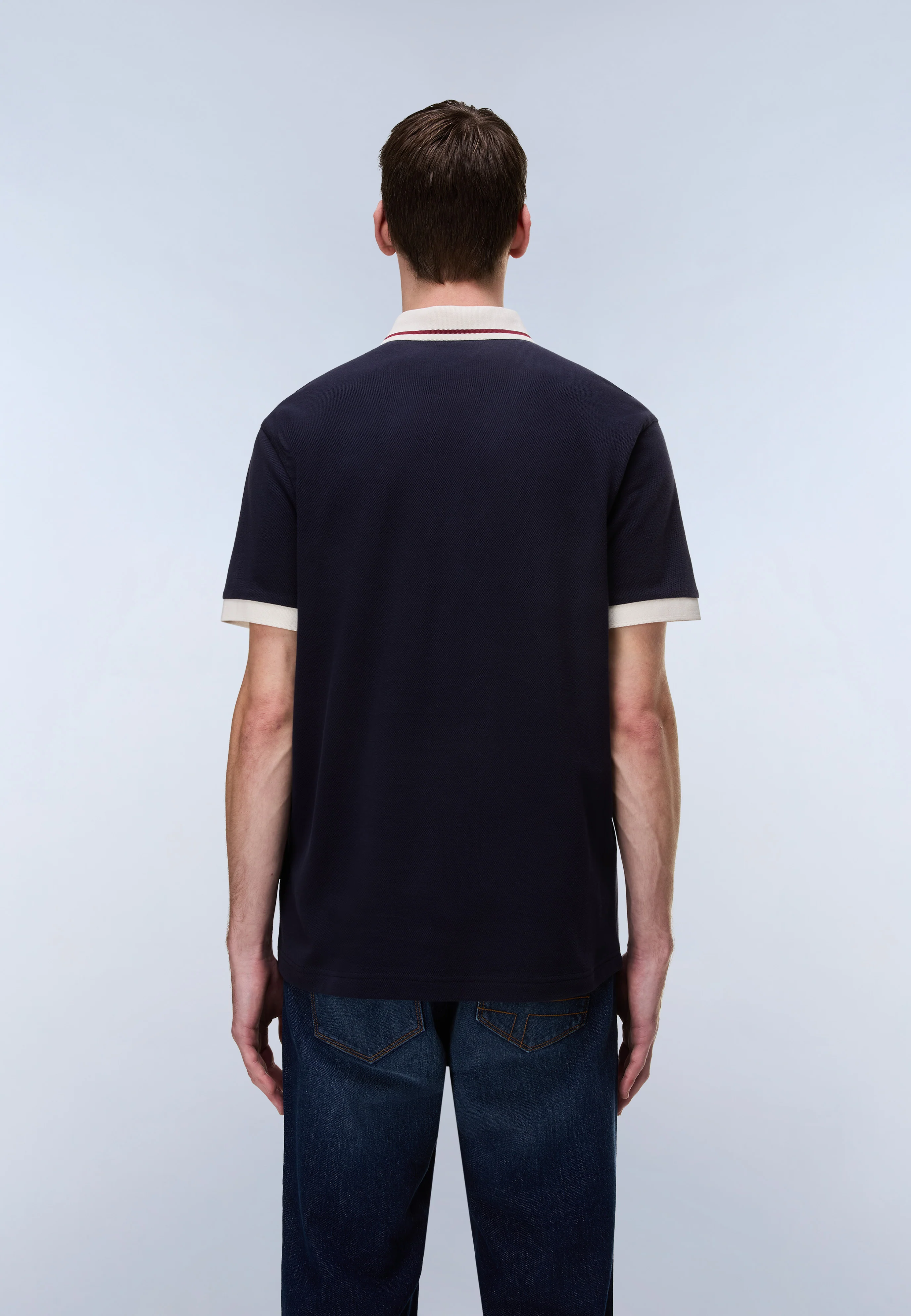 Polo E-ZERI SS in Blu Marine T-Shirts Napapijri