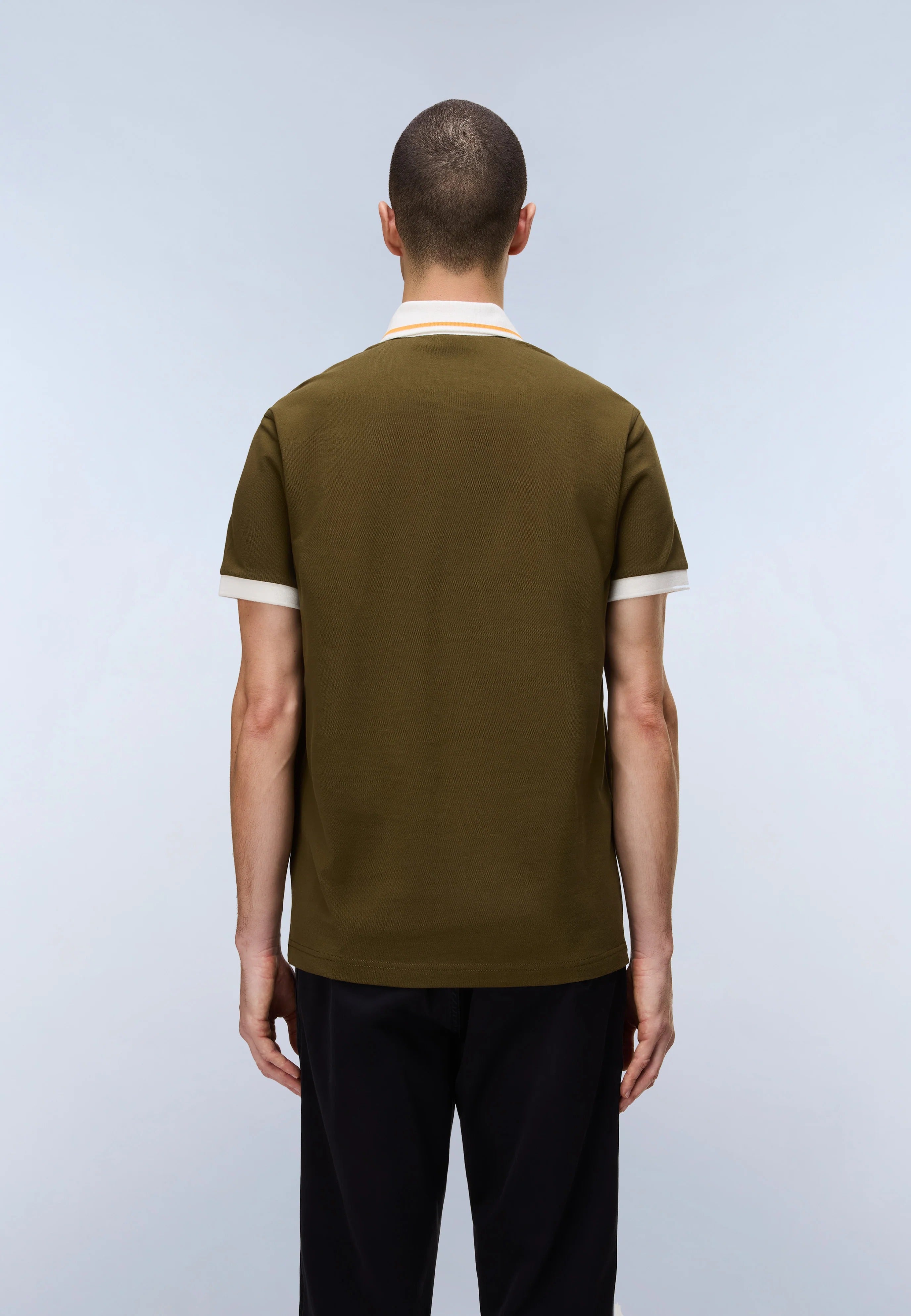 Polo E-ZERI SS in Dark Olive T-Shirts Napapijri