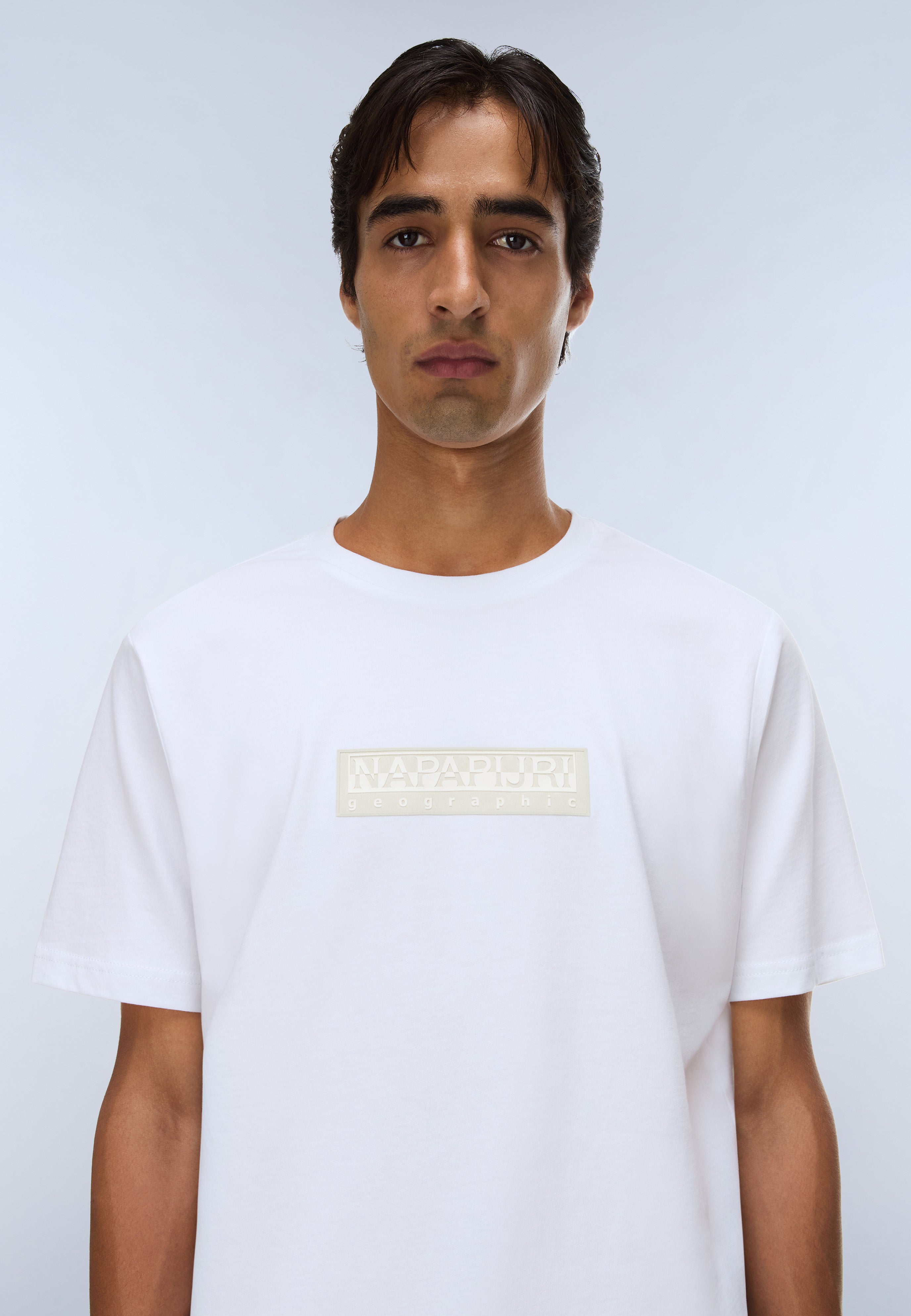 T-Shirt S-BOX LOGO SS 1 in Bright White 002 T-Shirts Napapijri