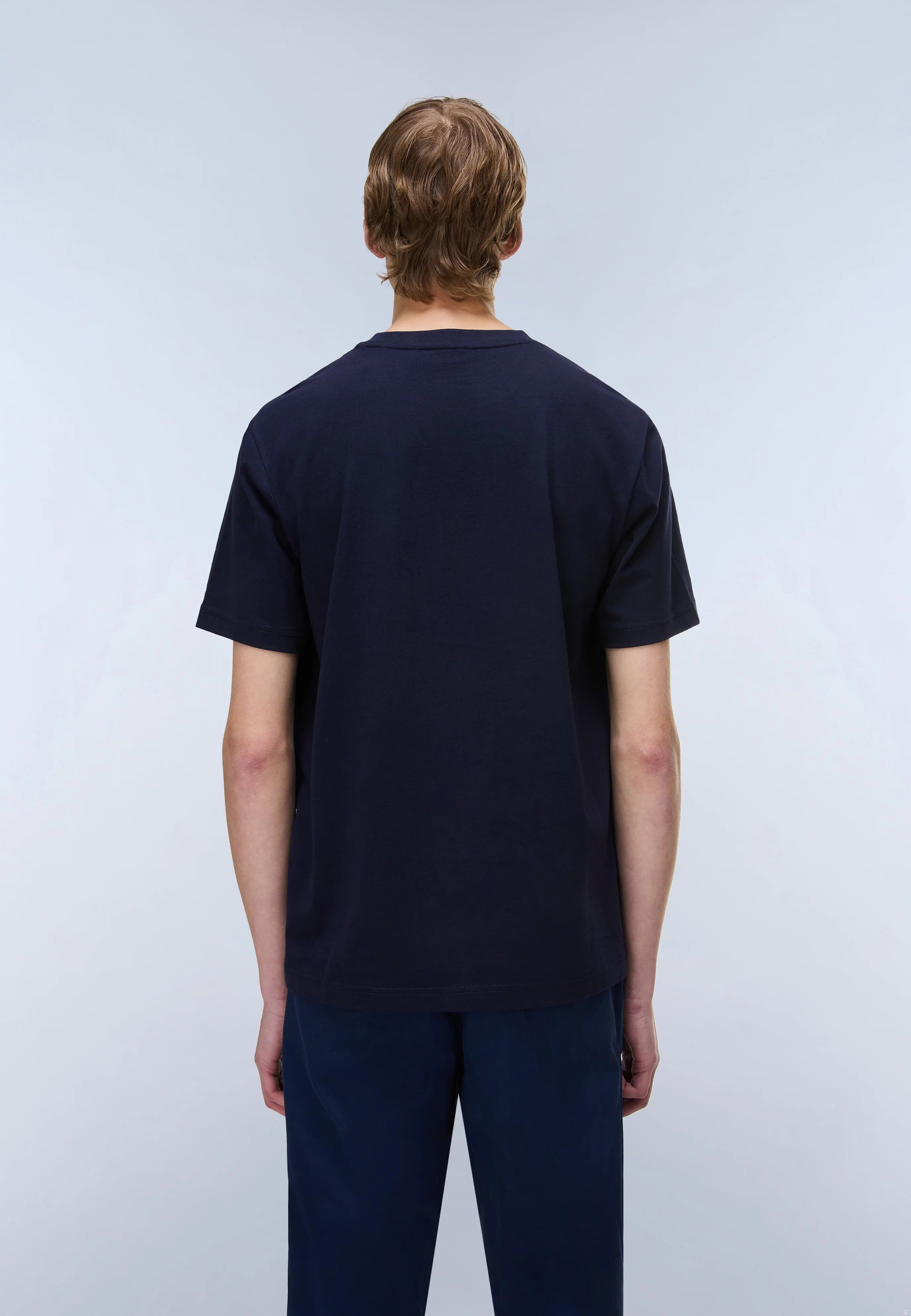 T-Shirt S-BOX LOGO SS 1 in Blu Marine T-Shirts Napapijri