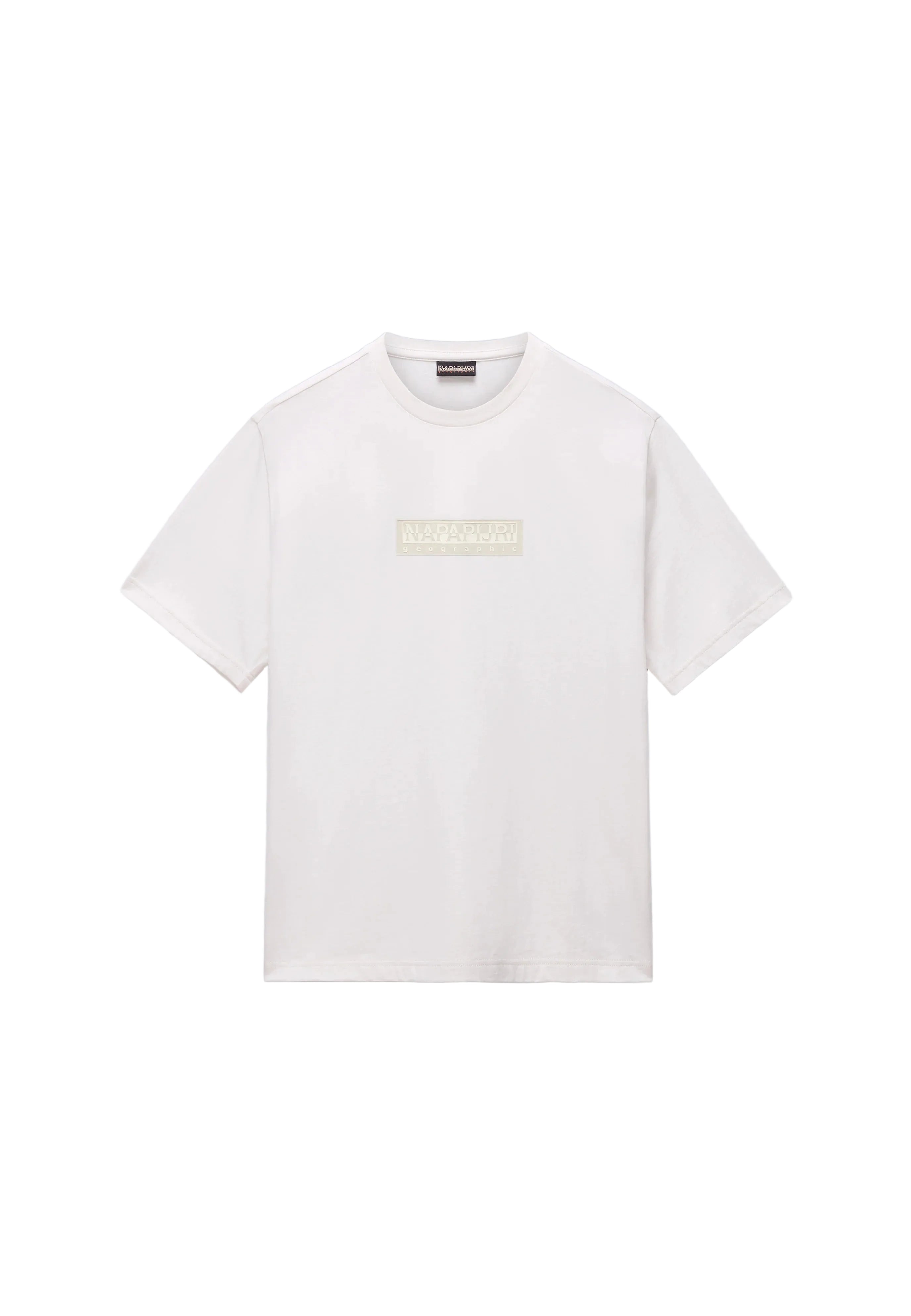 T-Shirt S-BOX LOGO SS 1 in White Whisper T-Shirts Napapijri
