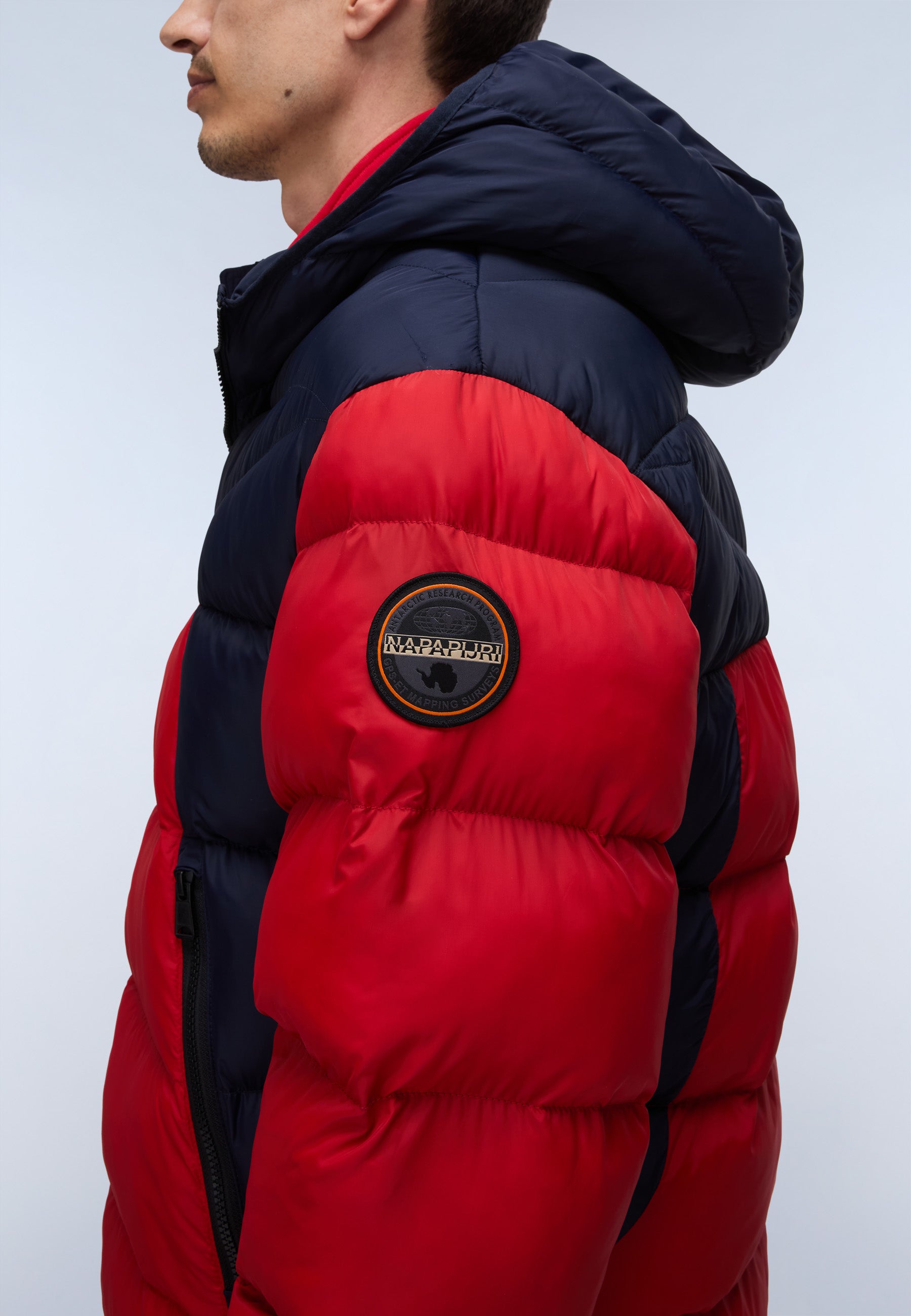 Steppjacke A-MOLVENO HOOD in Haute Red R1F Jacken Napapijri