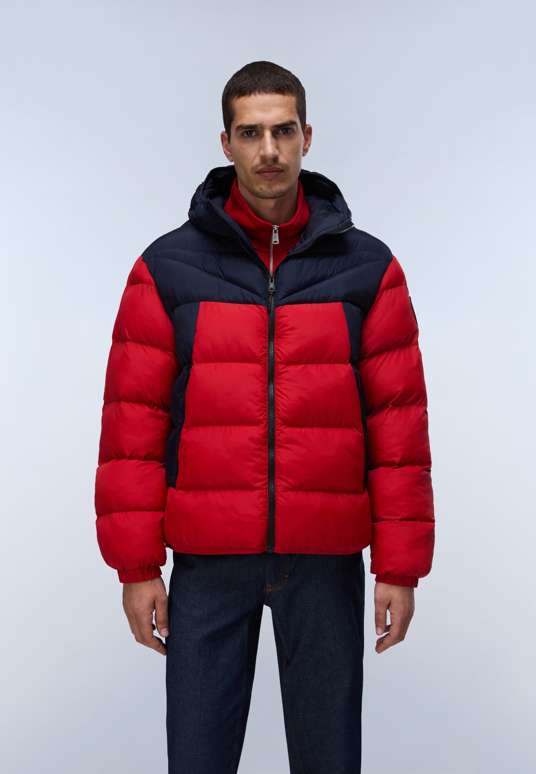 Steppjacke A-MOLVENO HOOD in Haute Red R1F Jacken Napapijri