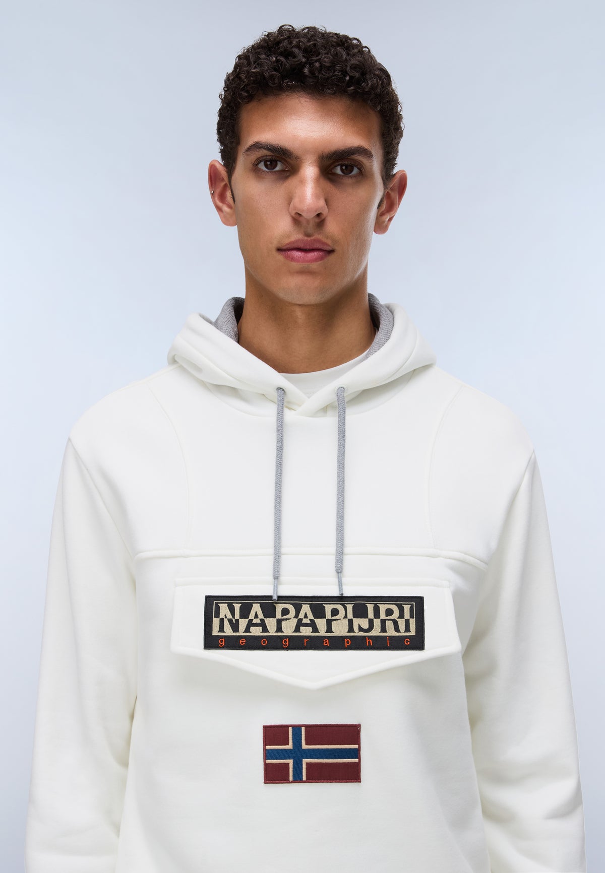 Kapuzenpullover BURGEE WINT 4 in White Heron Kapuzenpullover Napapijri