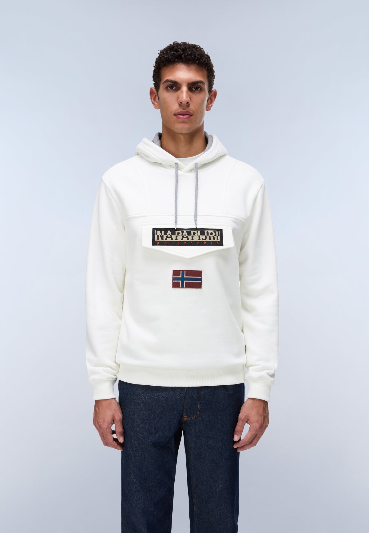 Kapuzenpullover BURGEE WINT 4 in White Heron Kapuzenpullover Napapijri