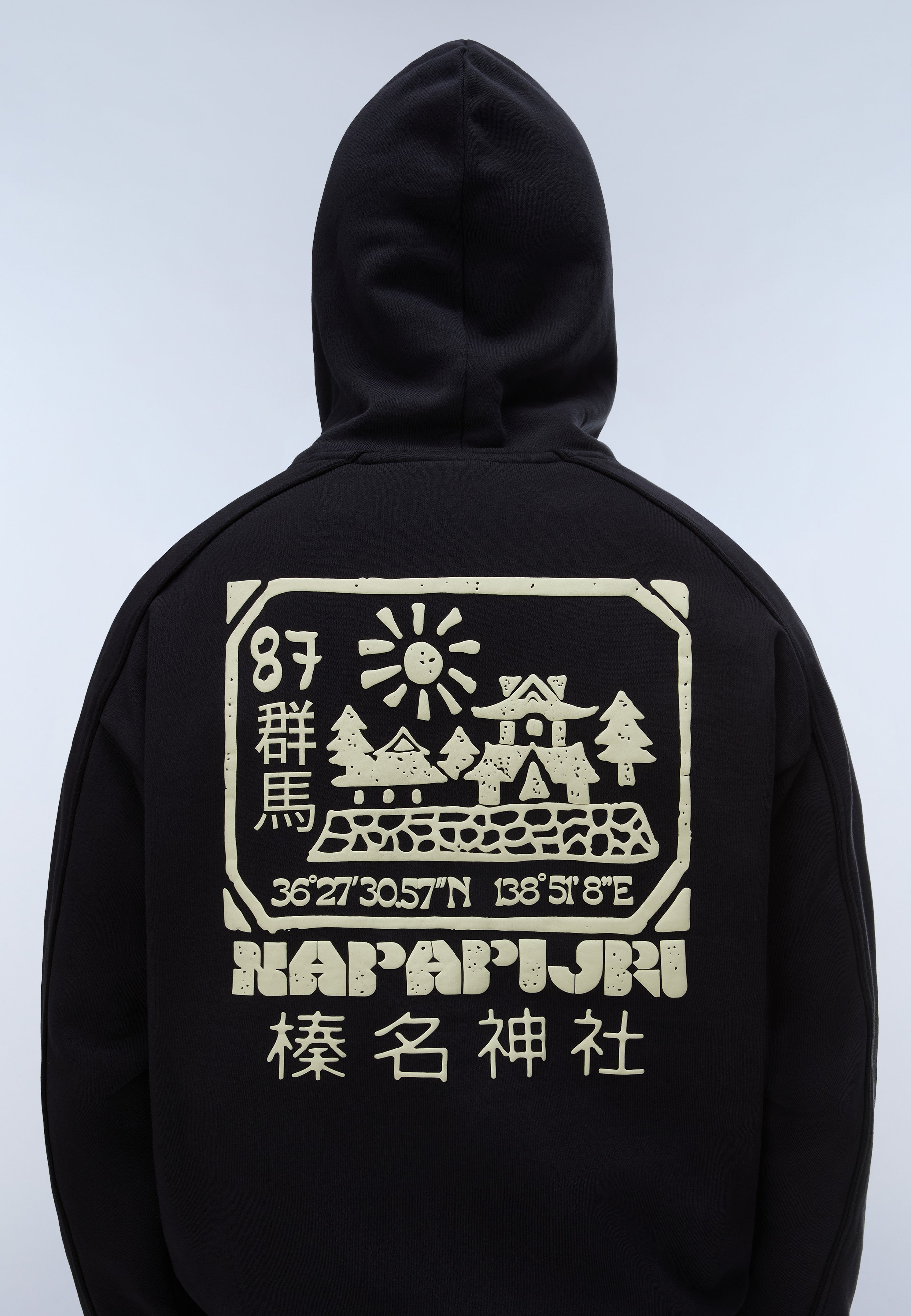 Kapuzenpullover B-TEZA H in Black Beauty Kapuzenpullover Napapijri