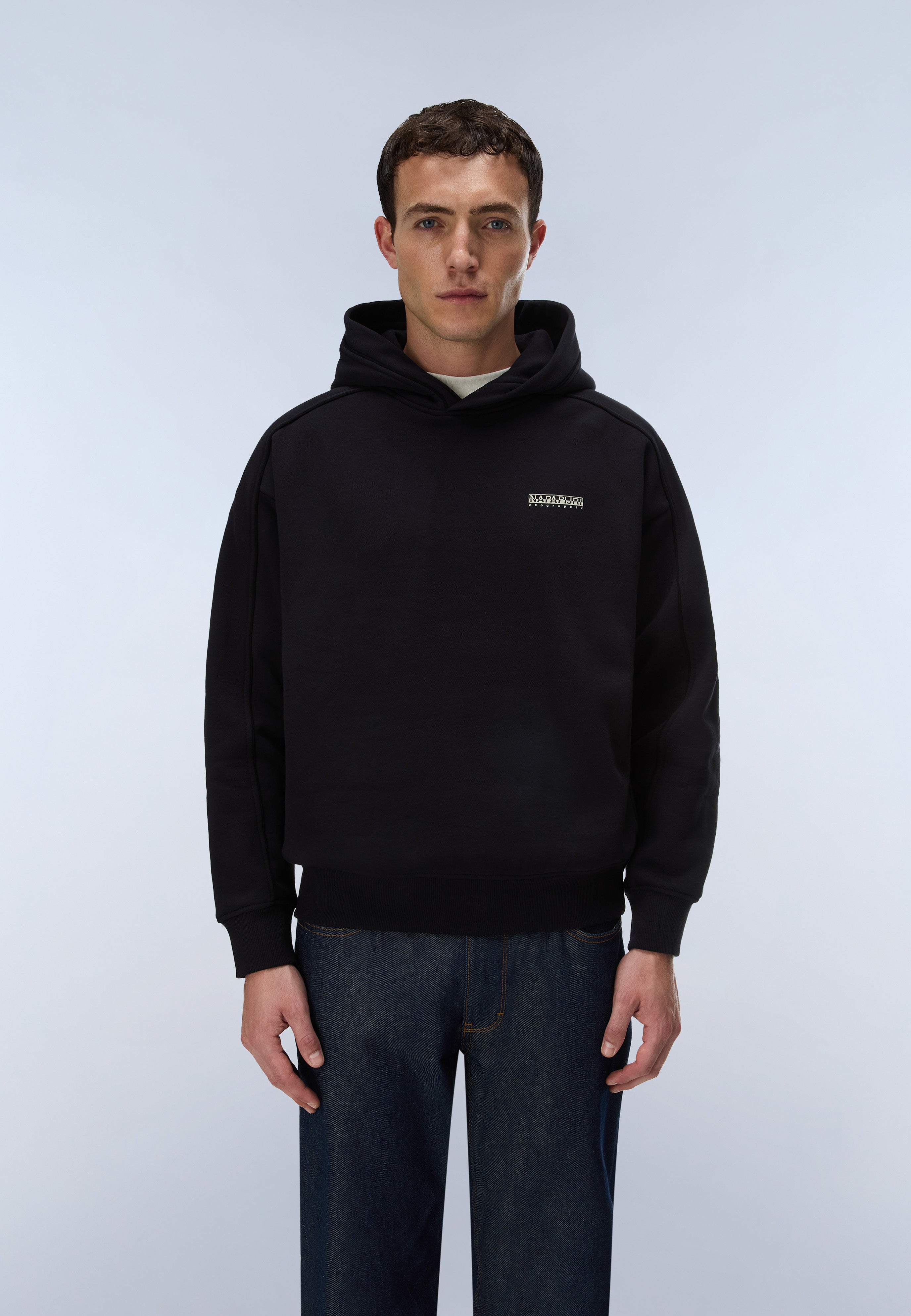 Kapuzenpullover B-TEZA H in Black Beauty Kapuzenpullover Napapijri
