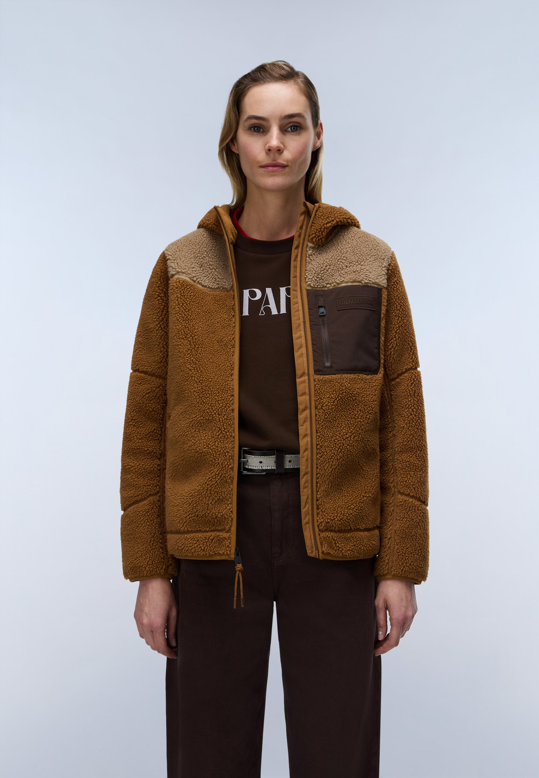 Fleecejacke YUPIK OG H W 1 in Rubber WS2 Jacken Napapijri