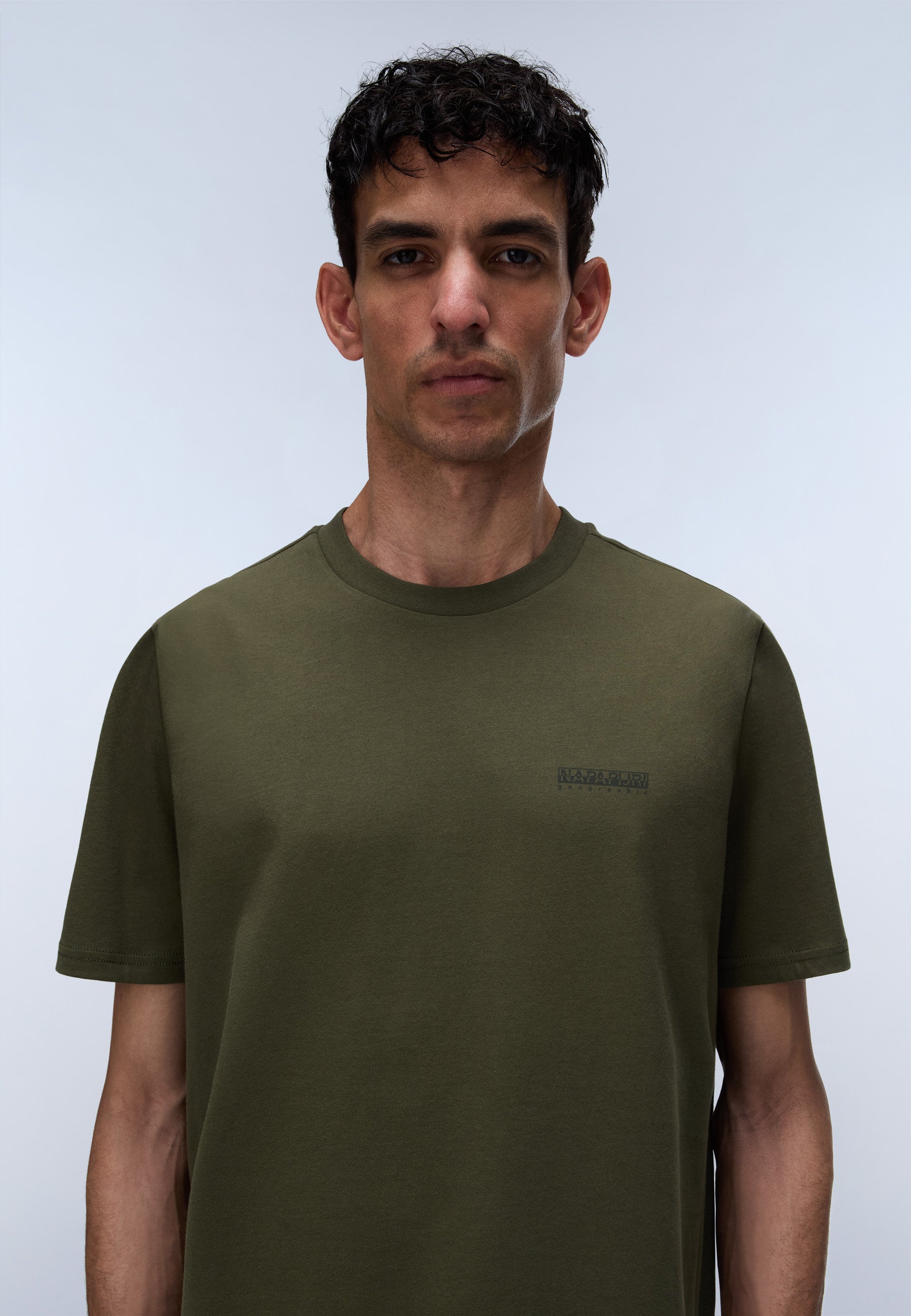 T-Shirt S-YOURTE SS in Olive Night G1F T-Shirts Napapijri