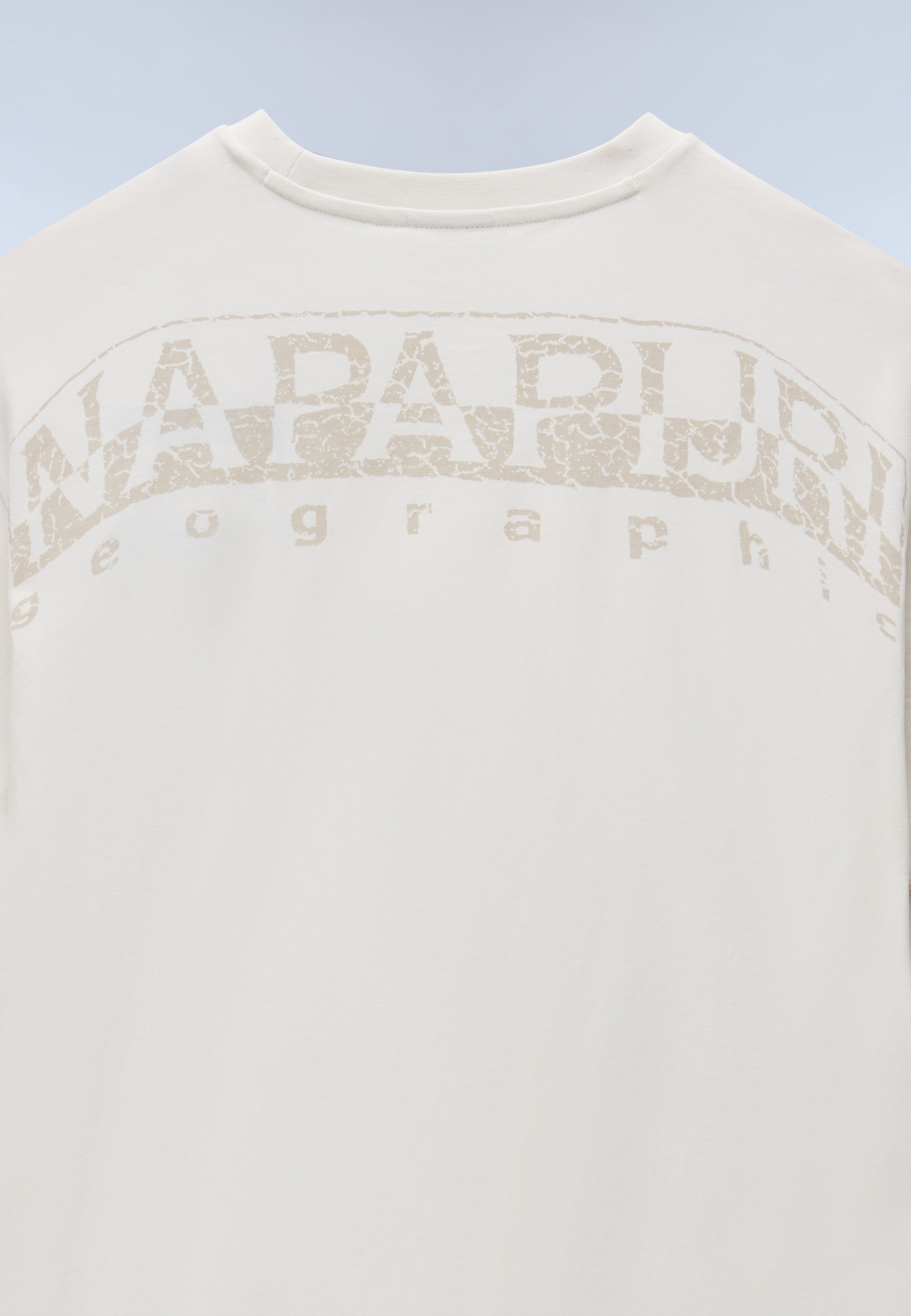 T-Shirt S-YOURTE SS in White Whisper T-Shirts Napapijri