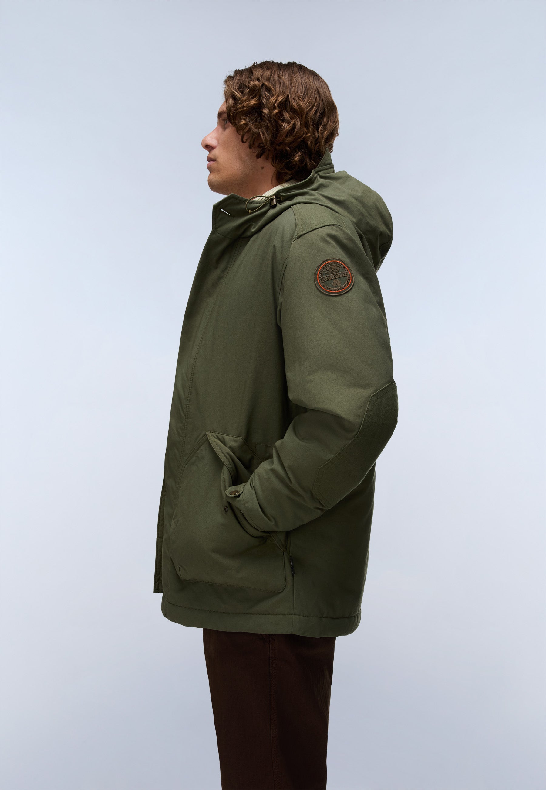 Parka A-ASKO PARKA in Olive Night G1F Jacken Napapijri