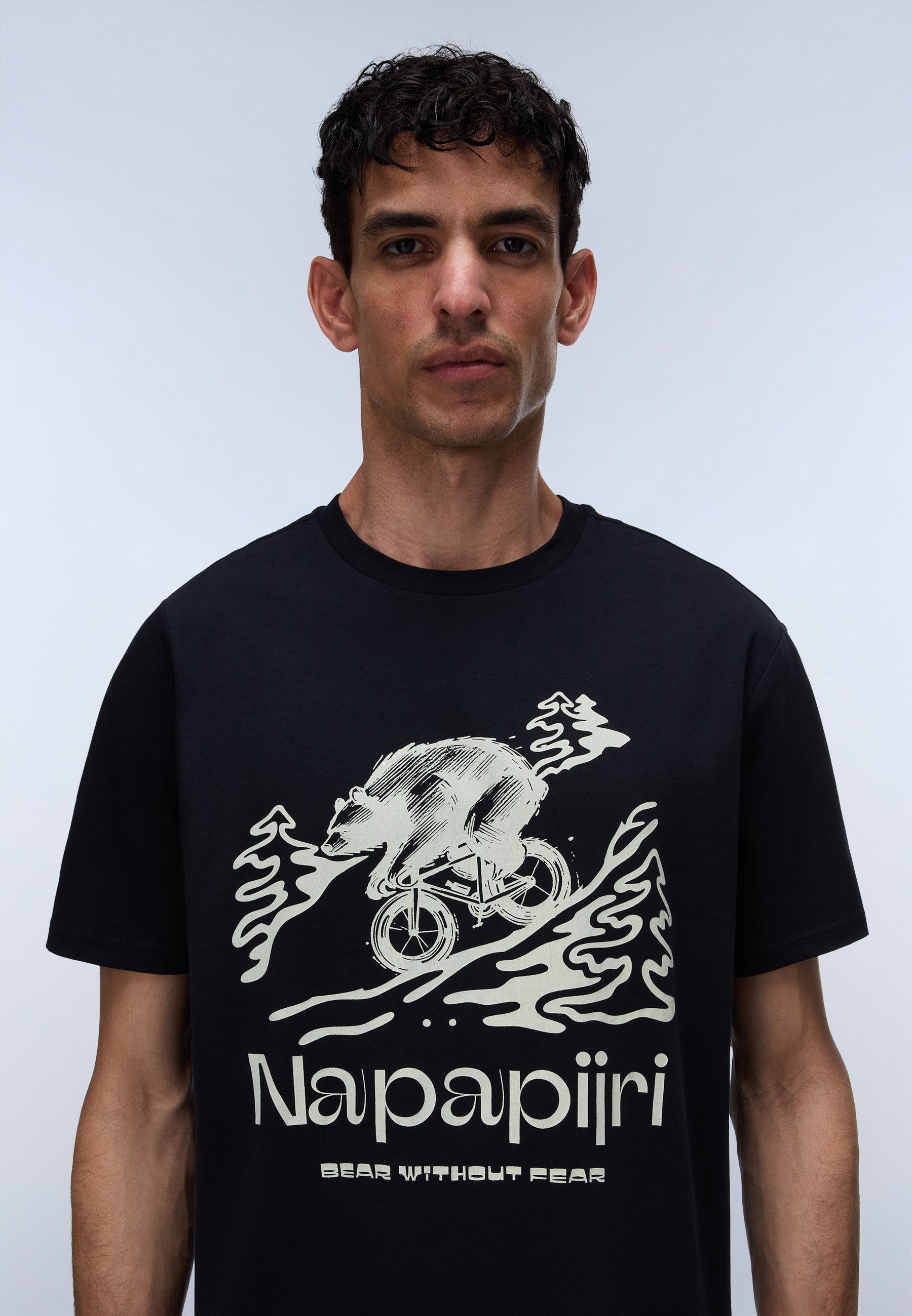 T-Shirt S-CABIN SS in Black Beauty T-Shirts Napapijri