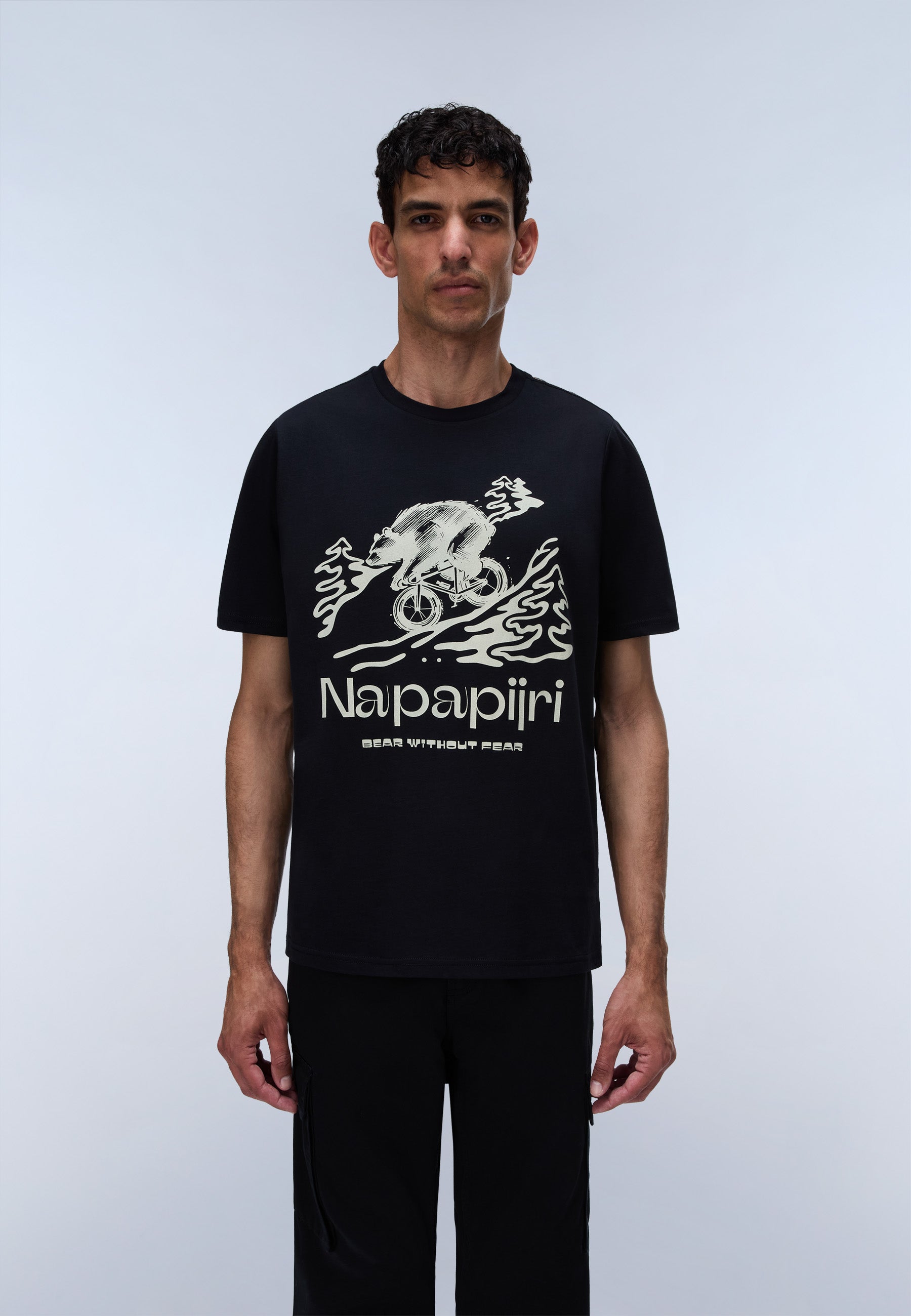T-Shirt S-CABIN SS in Black Beauty T-Shirts Napapijri